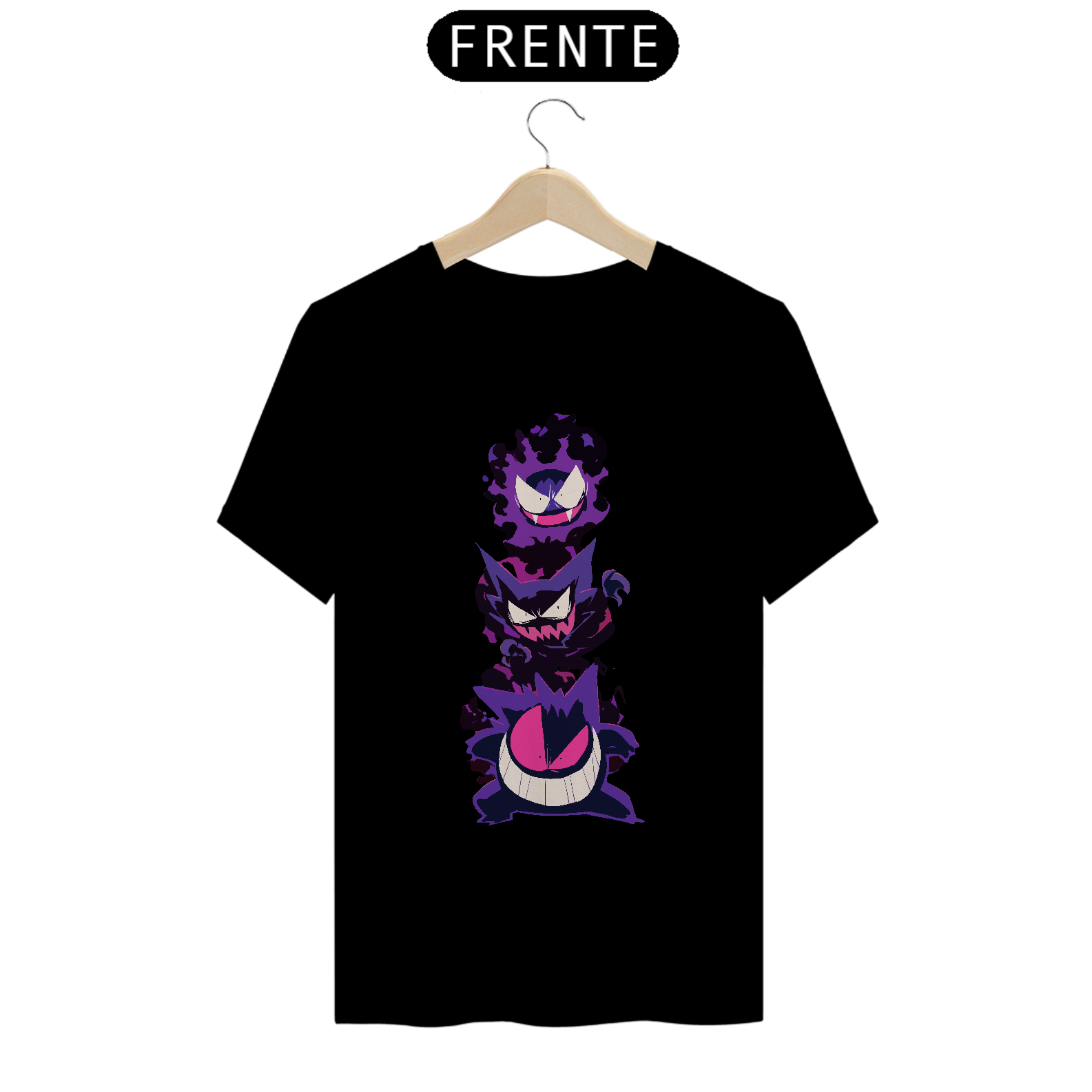 Camiseta - Gastly, Haunter e Gengar