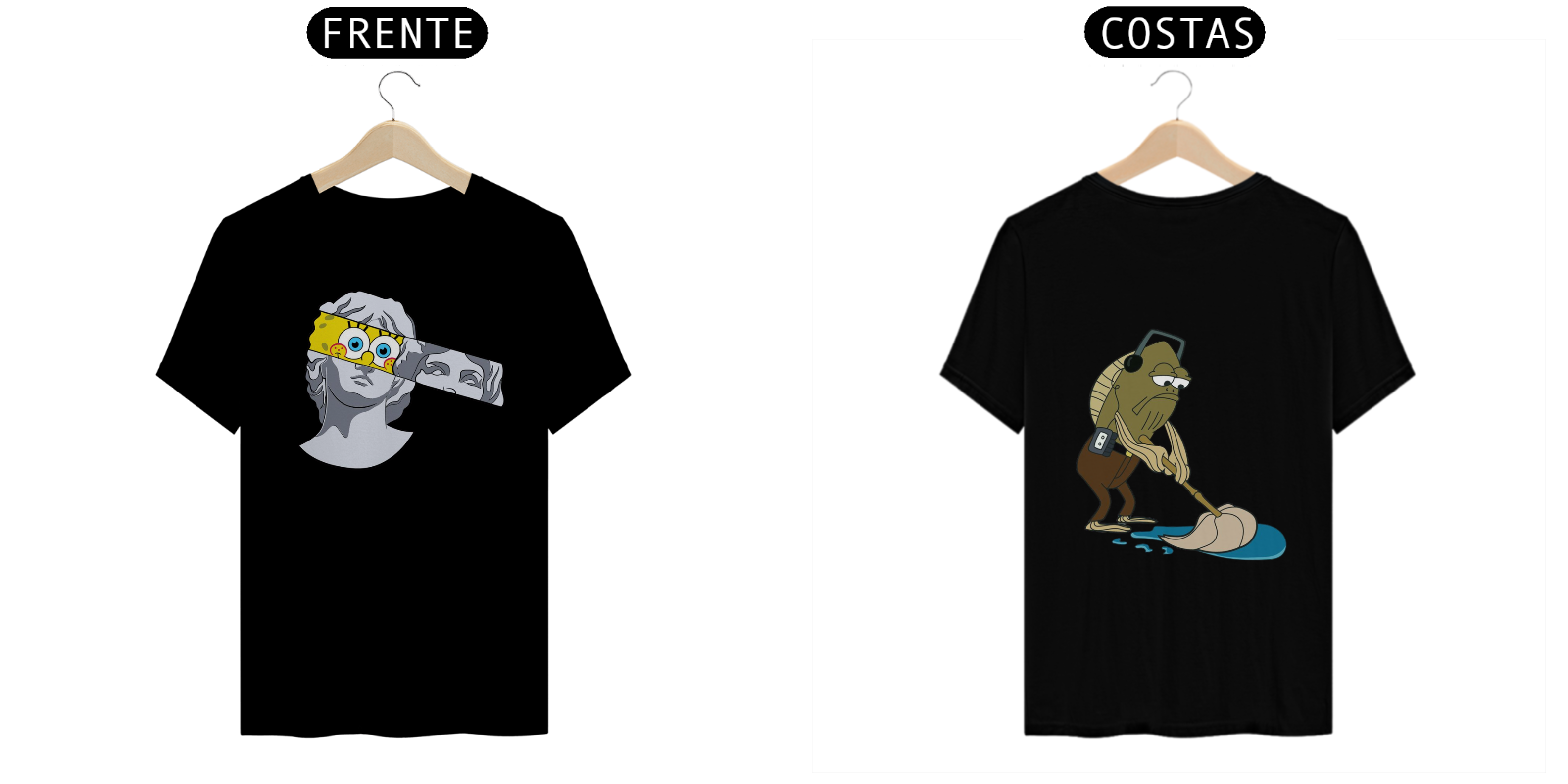 Nome do produto  Camisa Bob Esponja StreetWear.