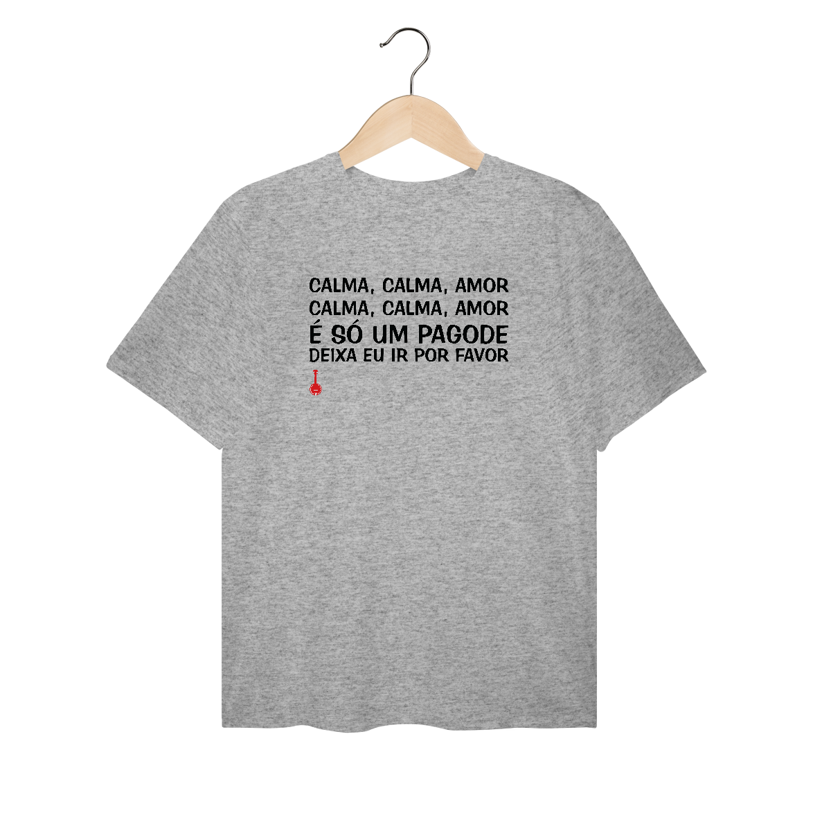 Camiseta Plus Size Calma, Calma, Amor