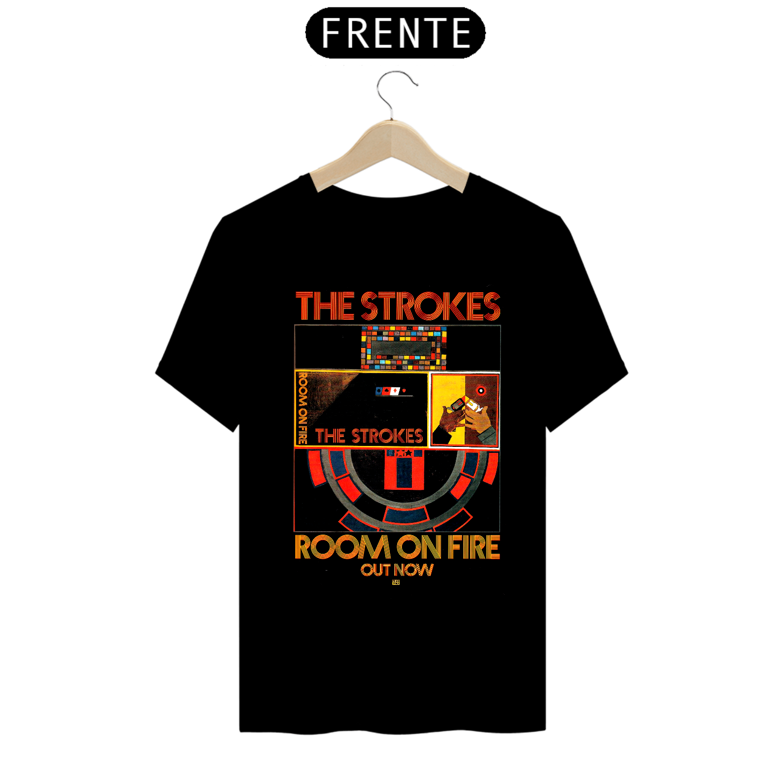 Nome do produto: Camiseta The Strokes Room on Fire