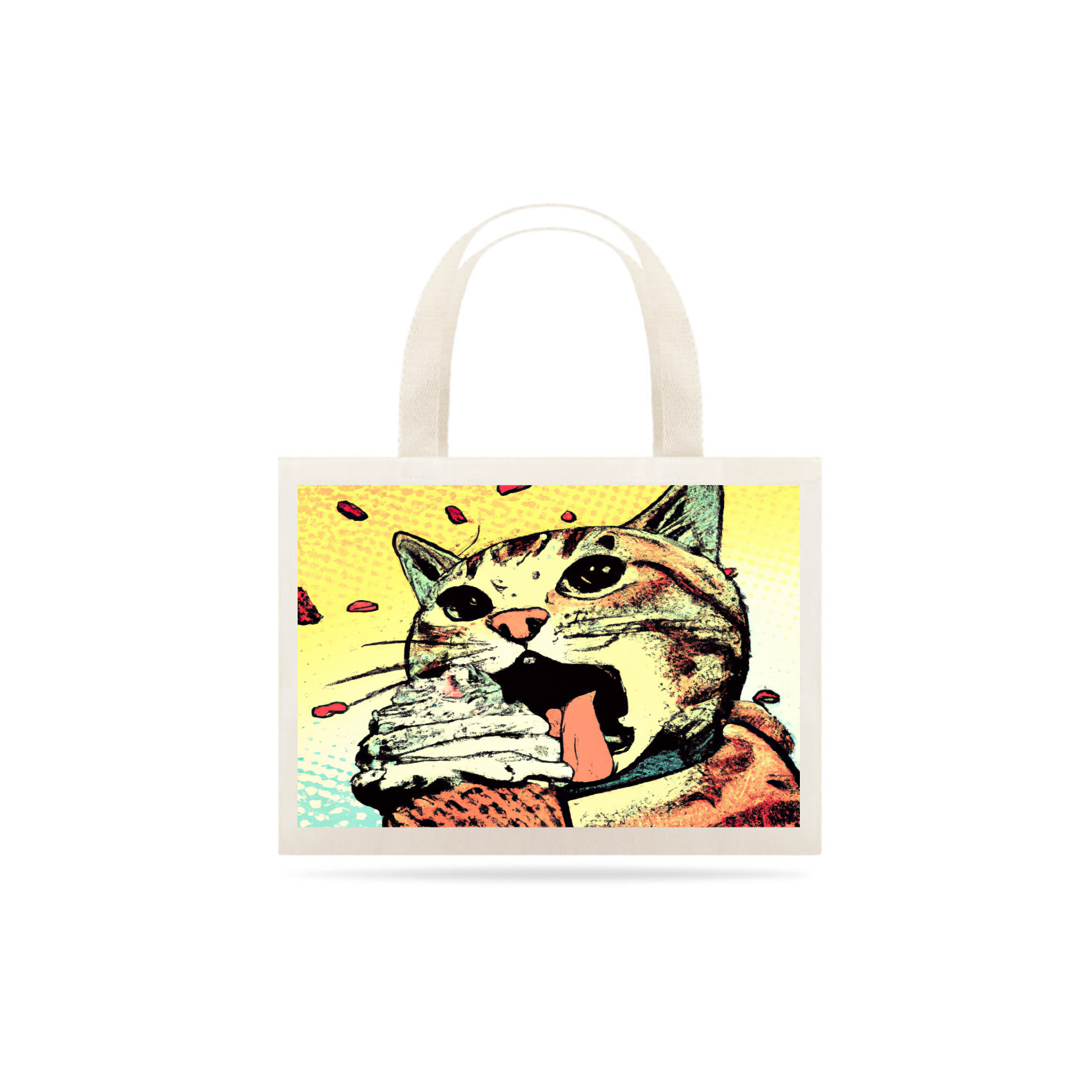 ECOBAG GATINHO COM SORVETE
