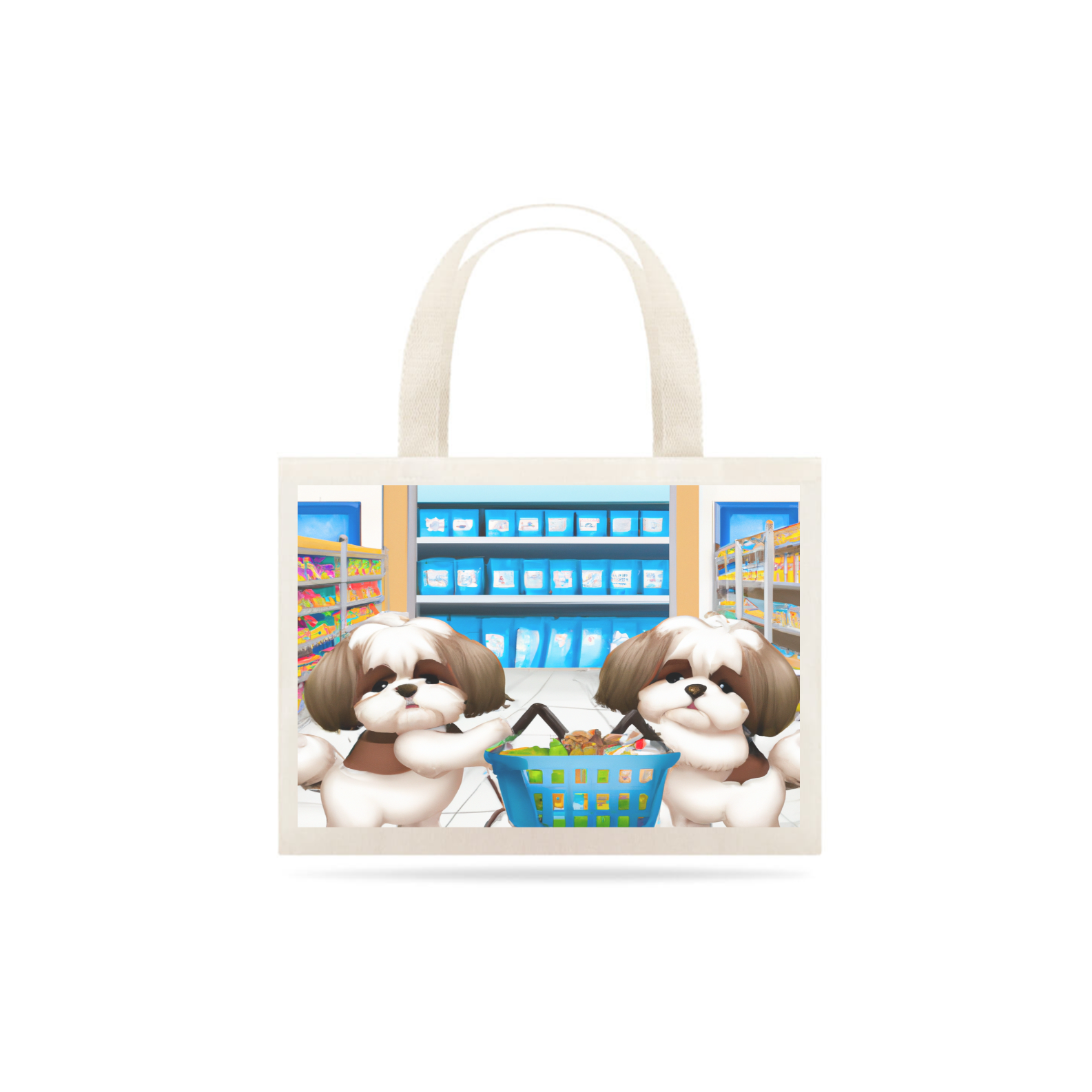 ECOBAG COMPRAS SHIH TZU 2