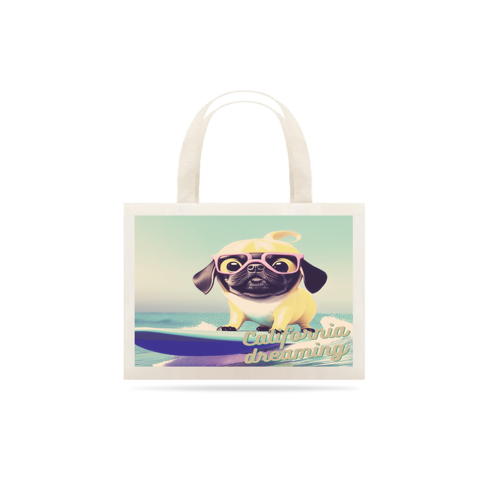 ECOBAG PUG CALIFÓRNIA