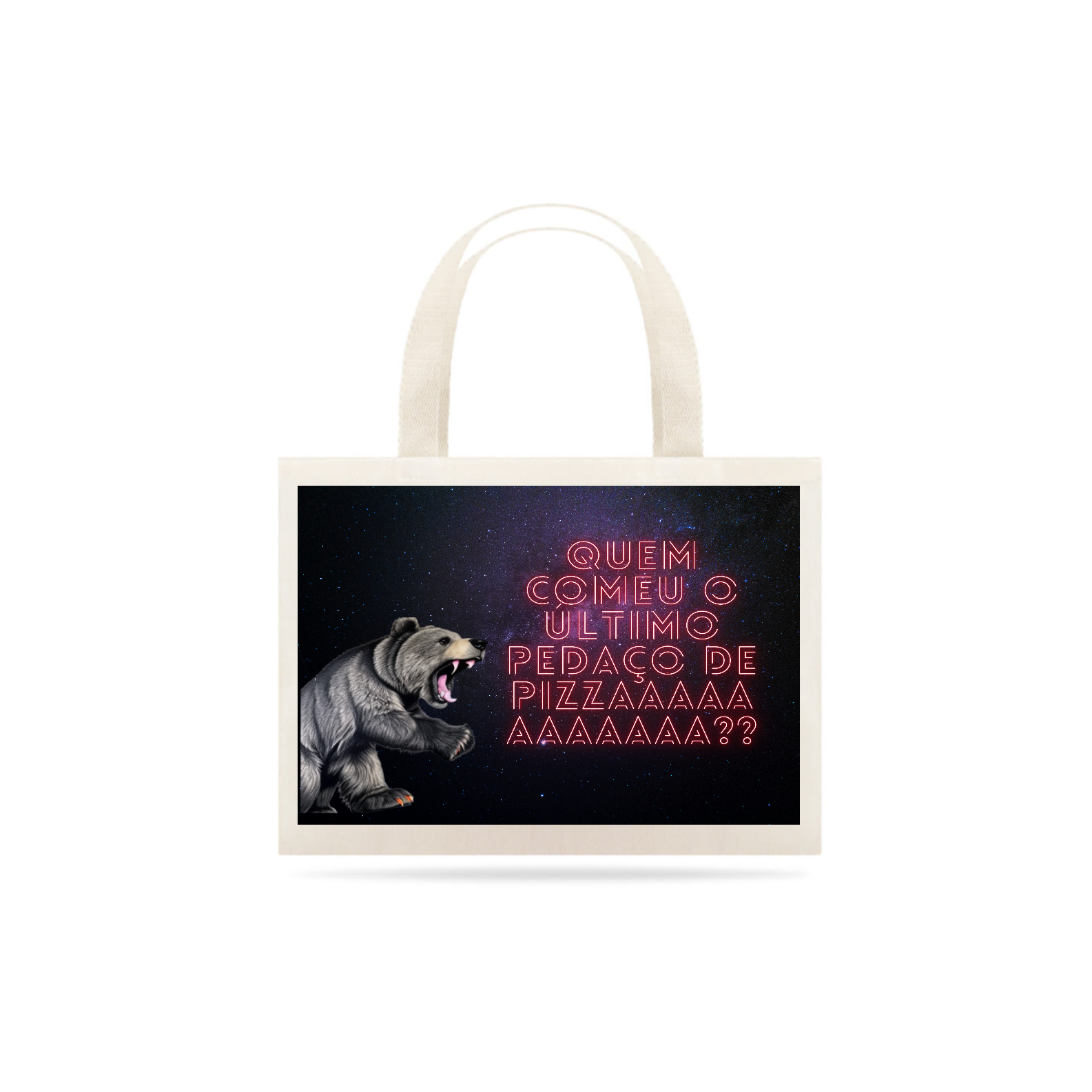 ECOBAG PIZZA DO URSO