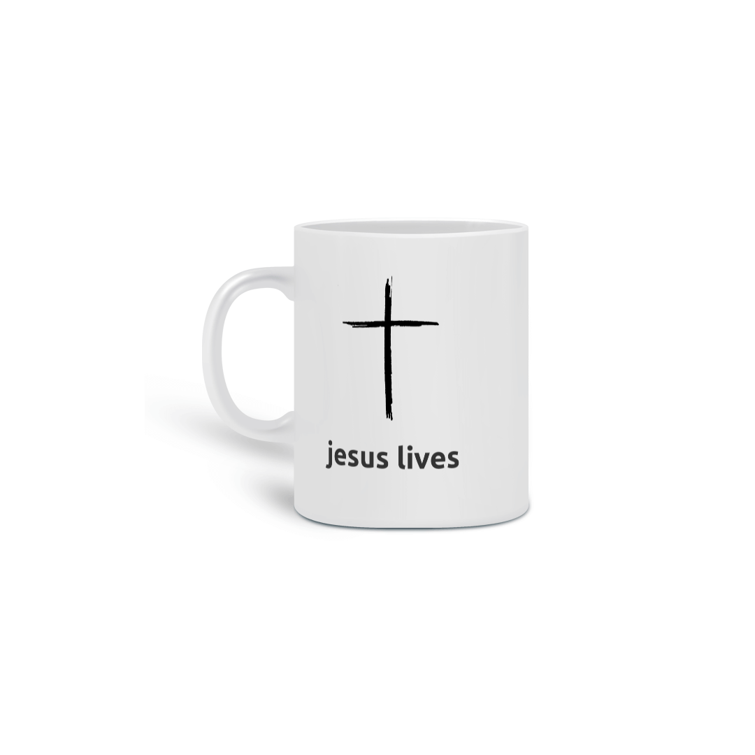 Caneca Jusus Lives