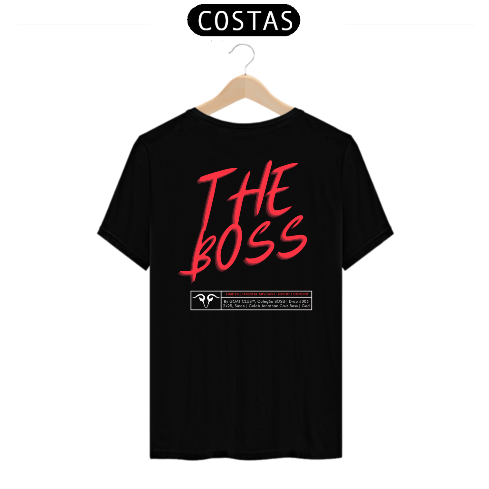 Nome do produto  THE BOSS - Colab Jonathan Cruz