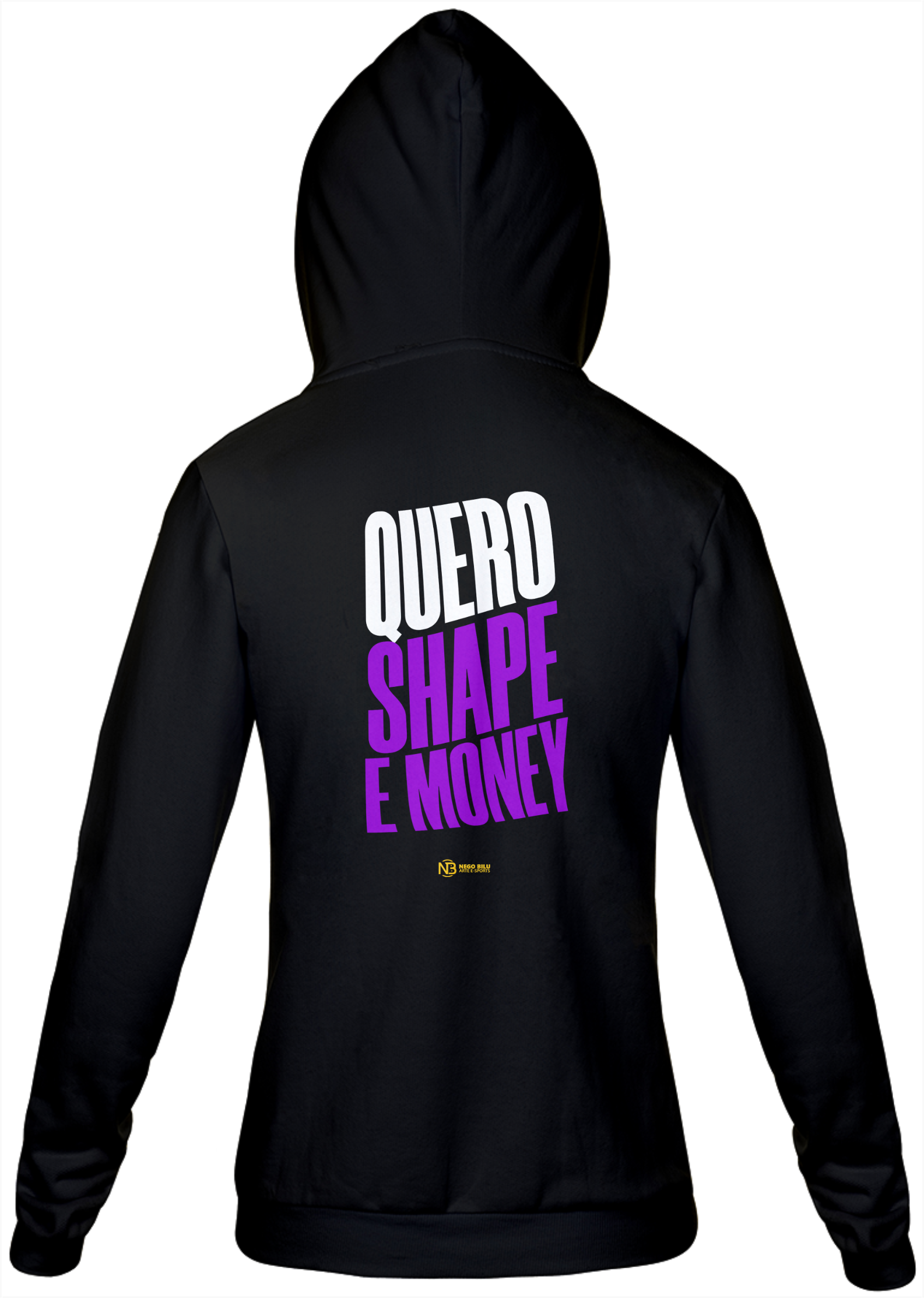 MOLETOM COM ZÍPER - QUERO SHAPE E MONEY