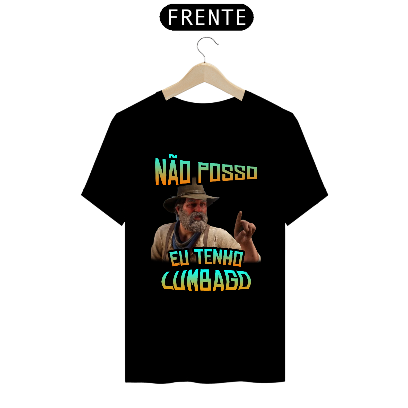 Camiseta Tio Red Dead Redemption ll Não Posso Eu Tenho Lumbago