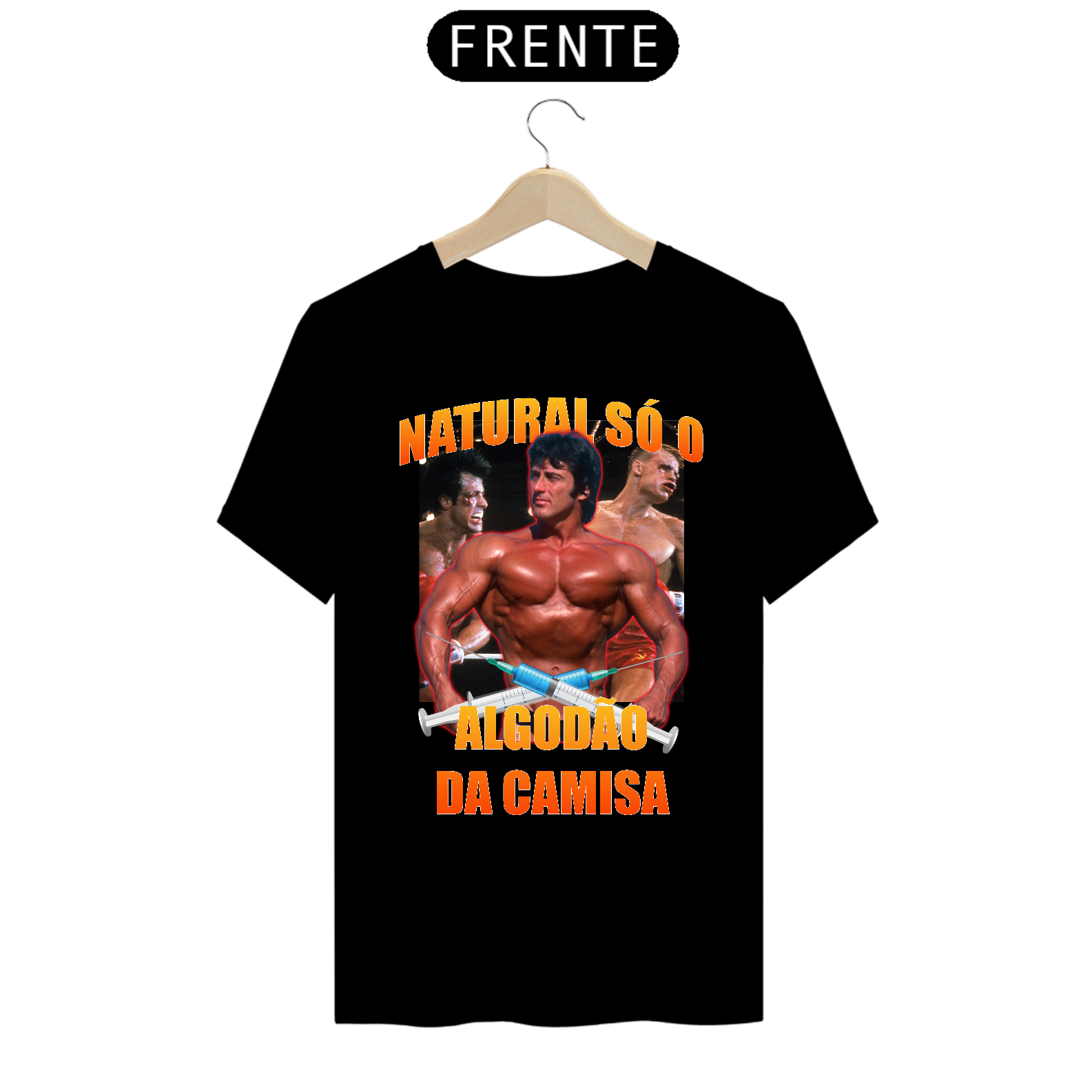 Camisa Natural Só O Algodão Da Camisa