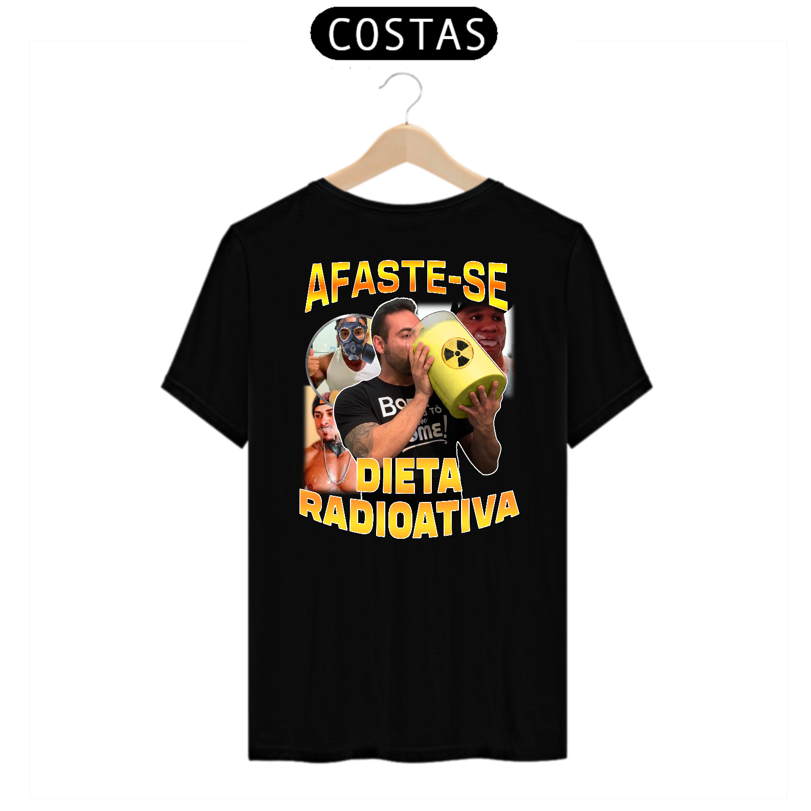 Camisa Afaste-se Dieta Radioativa