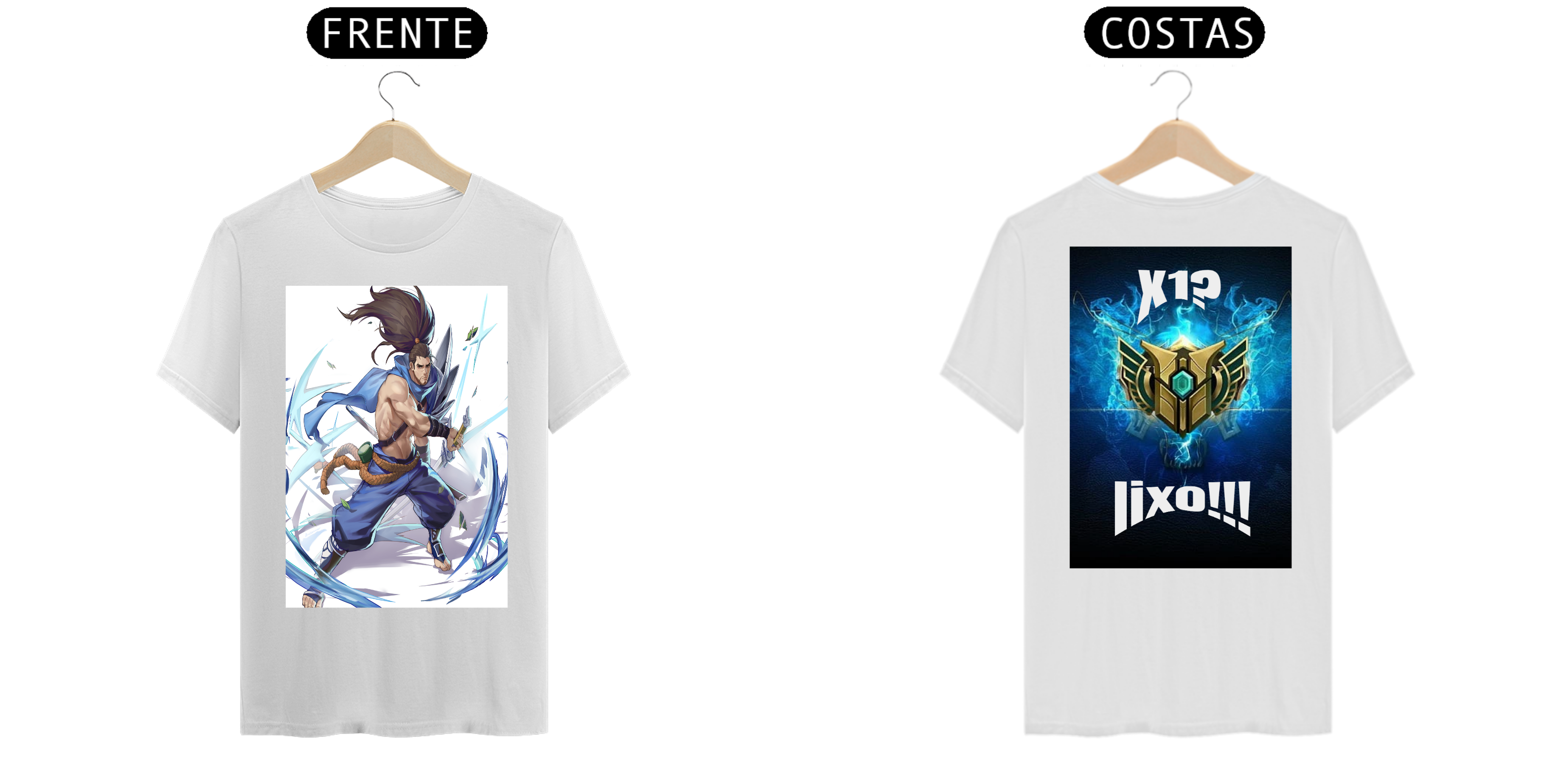 camisa yasuo x1 lixo