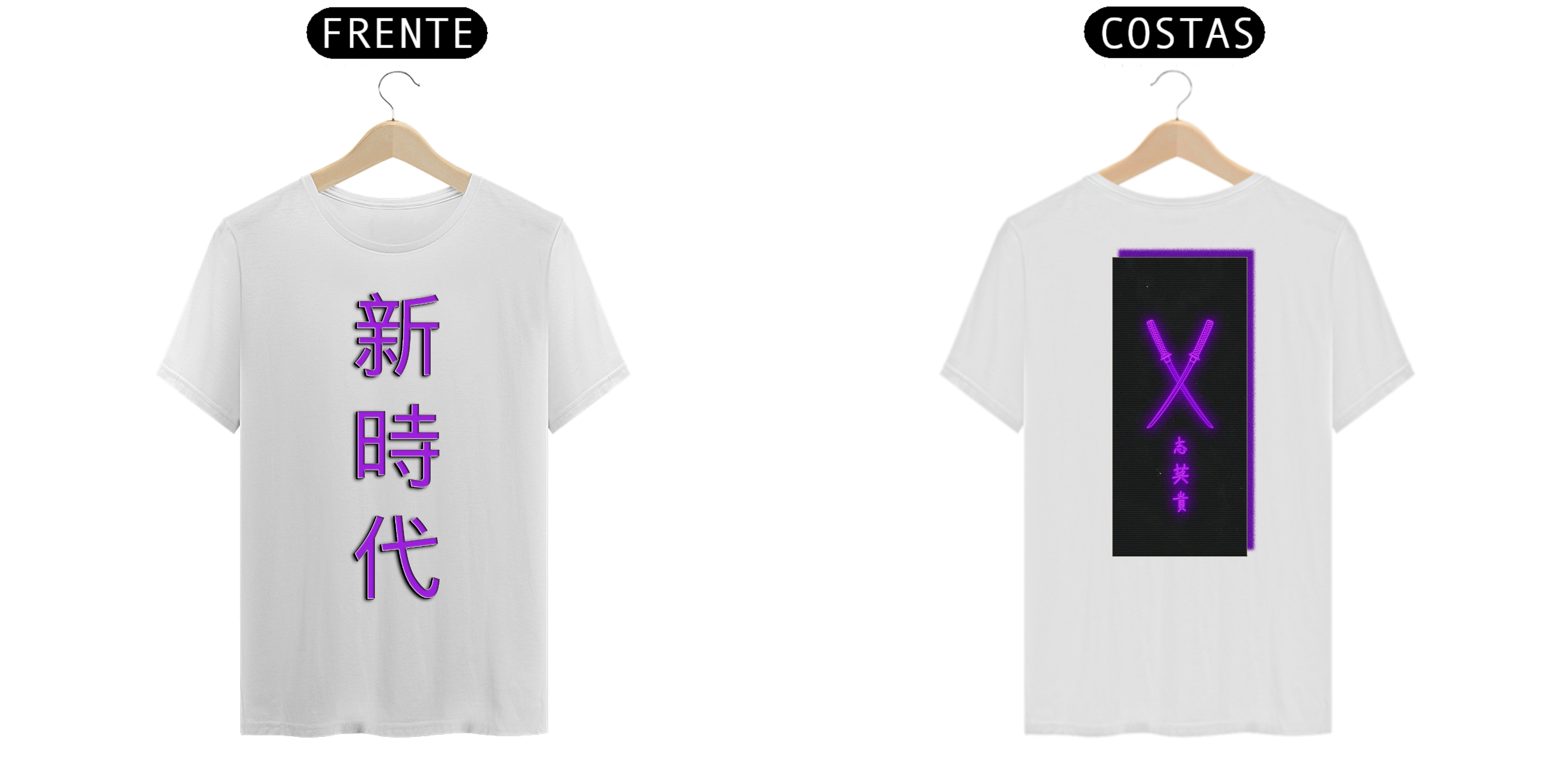 Camiseta New Age estampa japonesa