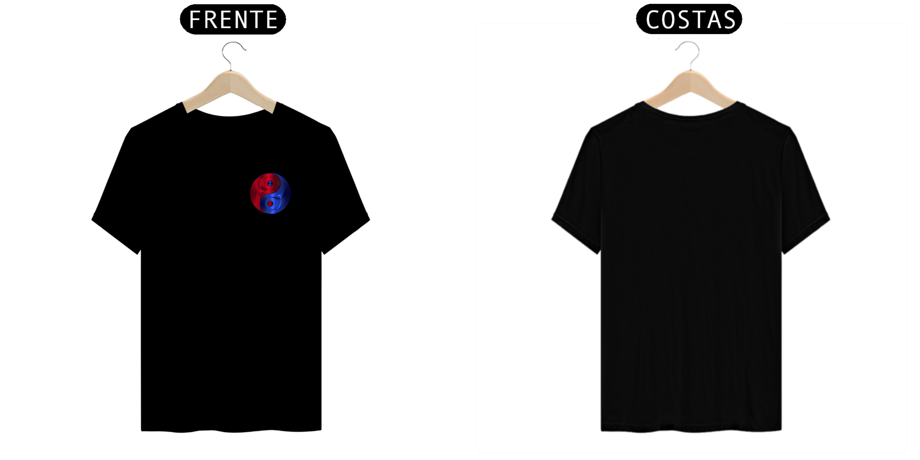 Nome do produto  camiseta masculina personalizada ying yang