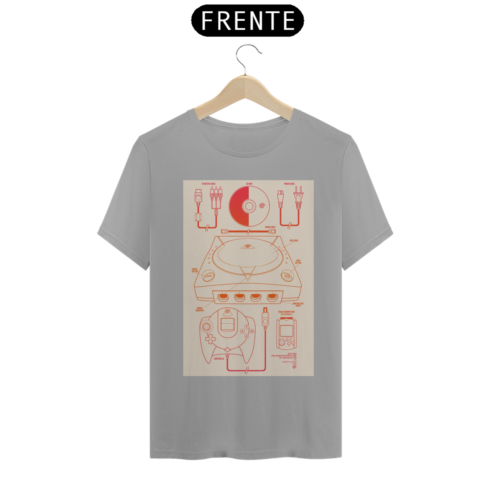 Camisa DreamCast Retrô