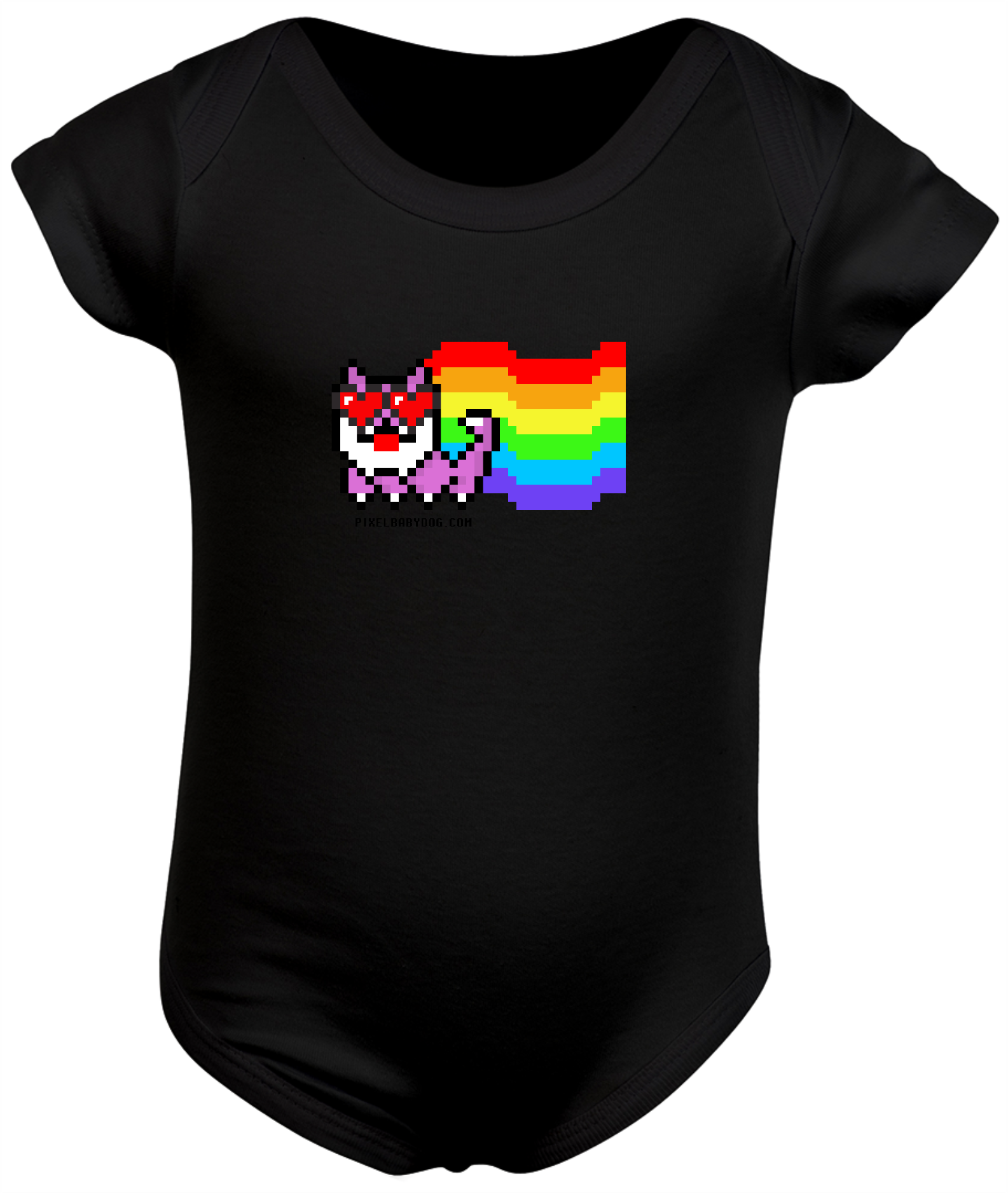 Body Nanda Flying on a Rainbow