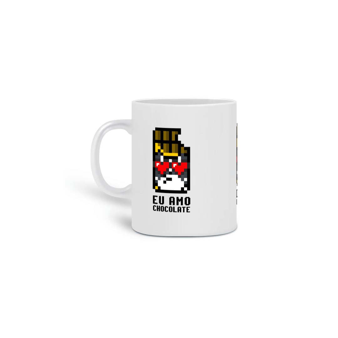 Caneca Eu amo Chocolate
