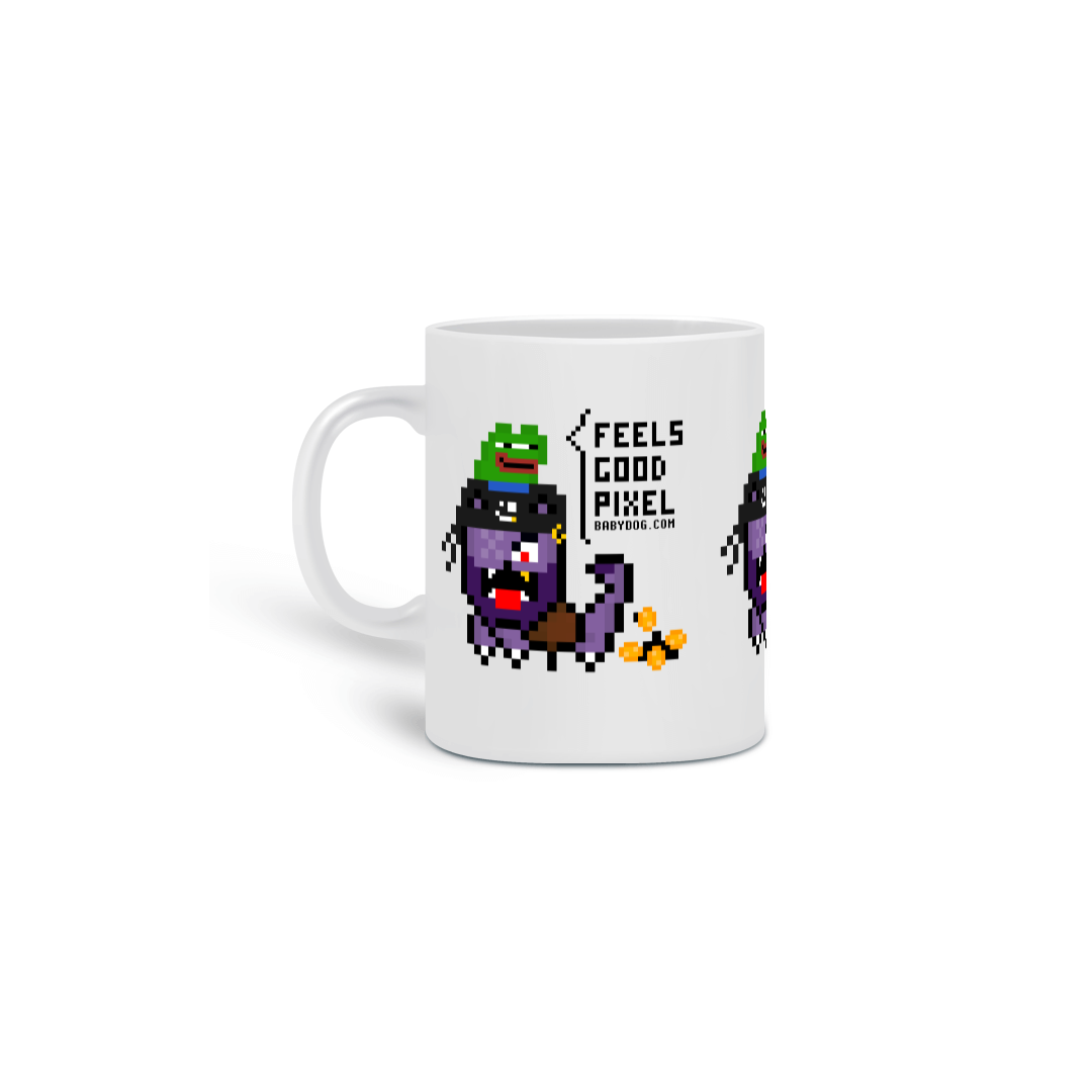Caneca Feels Good Pixel Baby Dog