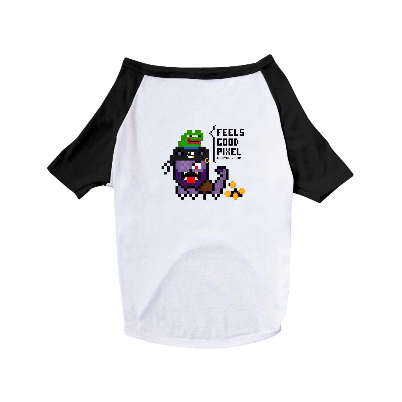 Camisa Pet Dog Feels Good Pixel Baby Dog