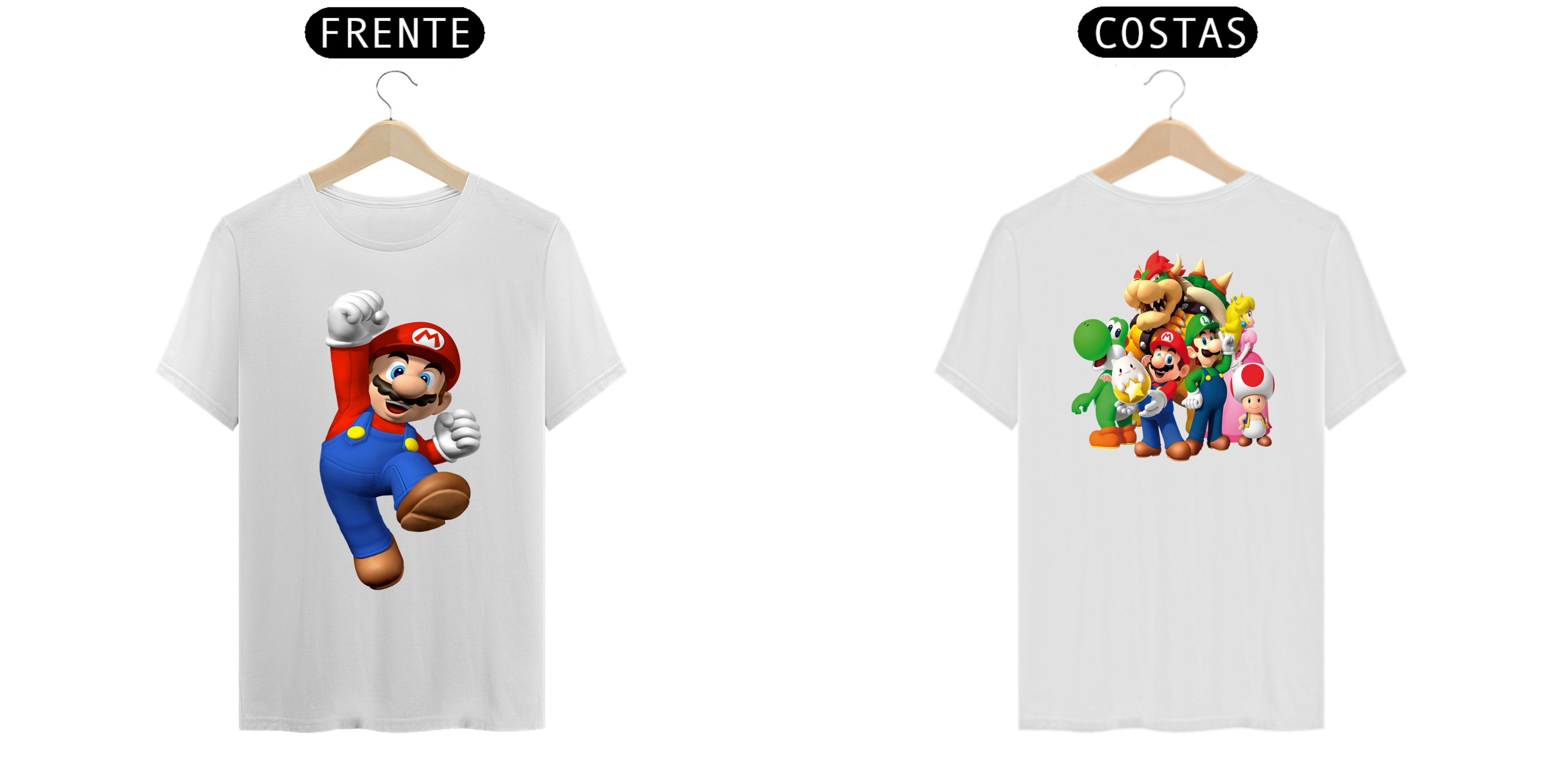 Camisa mario bros