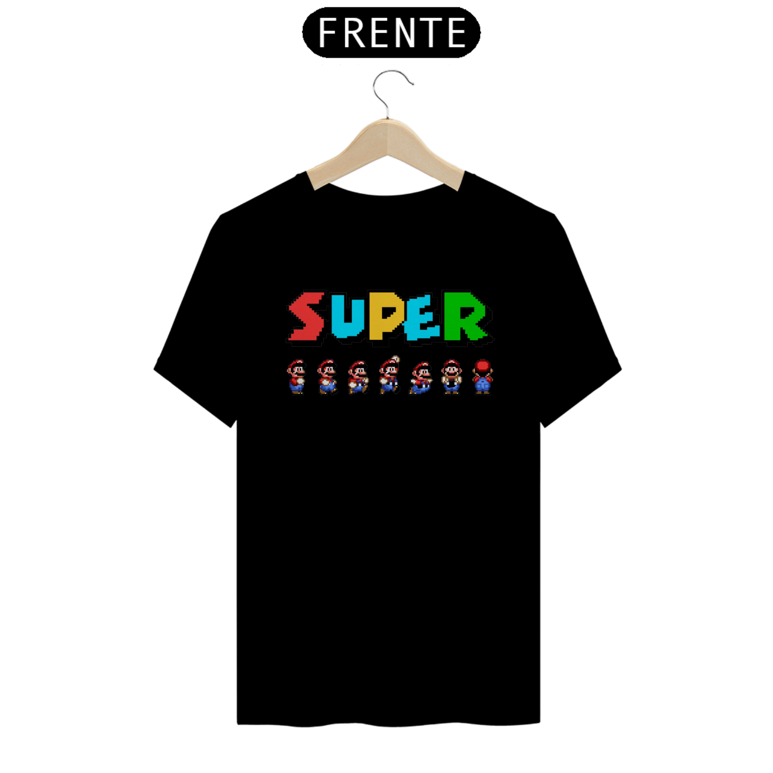 Camiseta Retrô Super Mario
