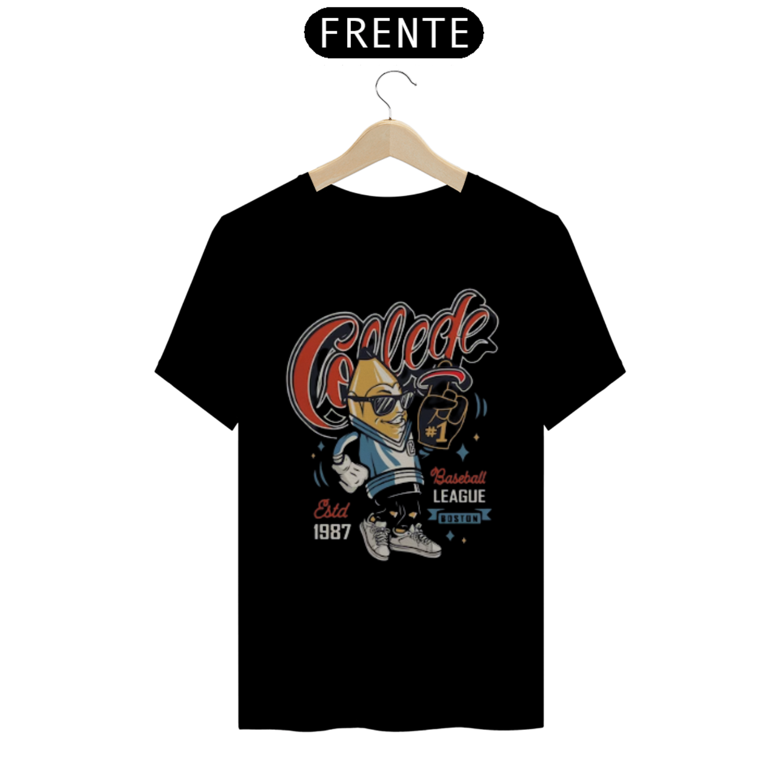 Camiseta Vintage College