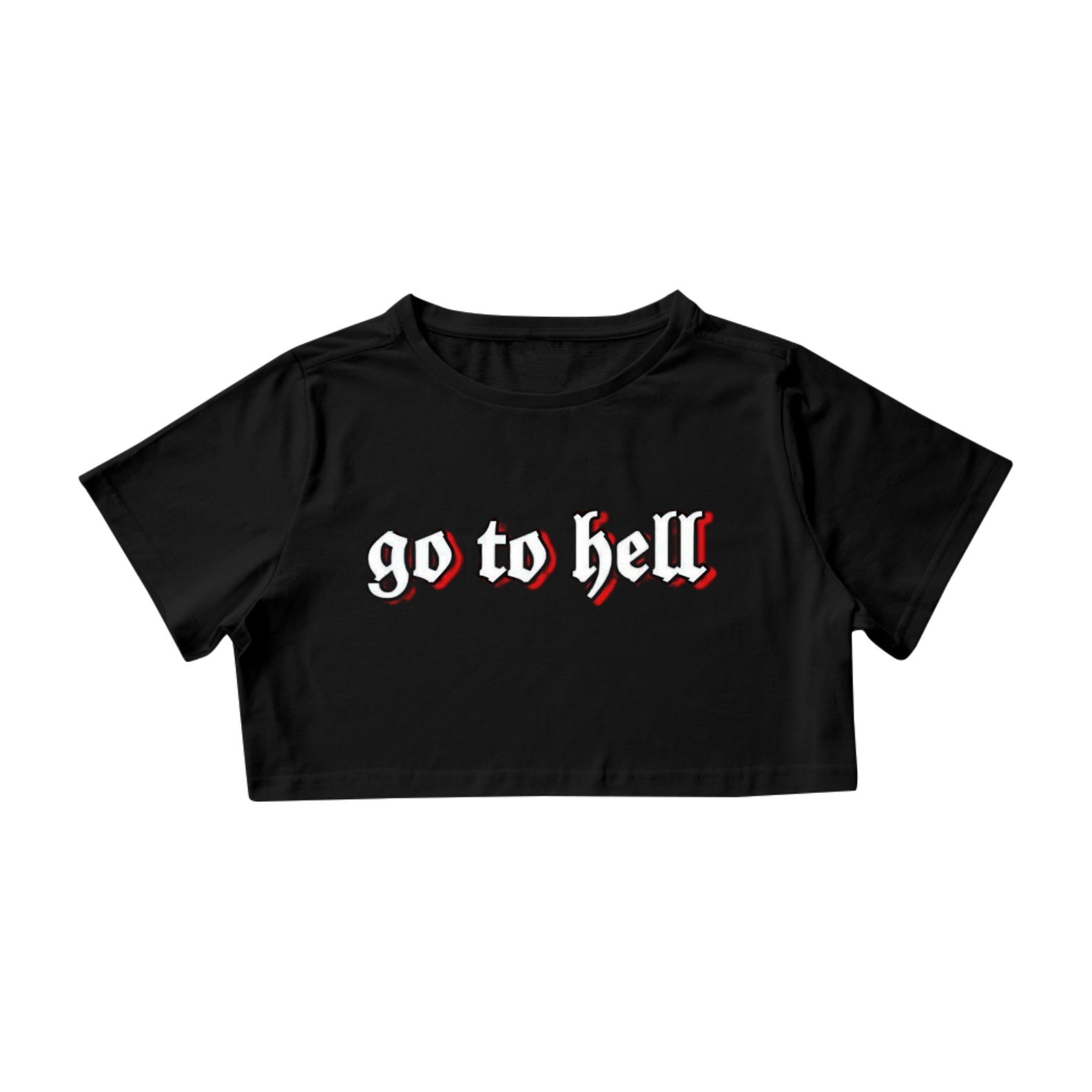 CROPPED GO TO HELL / T-shirt Cropped Go to Hell