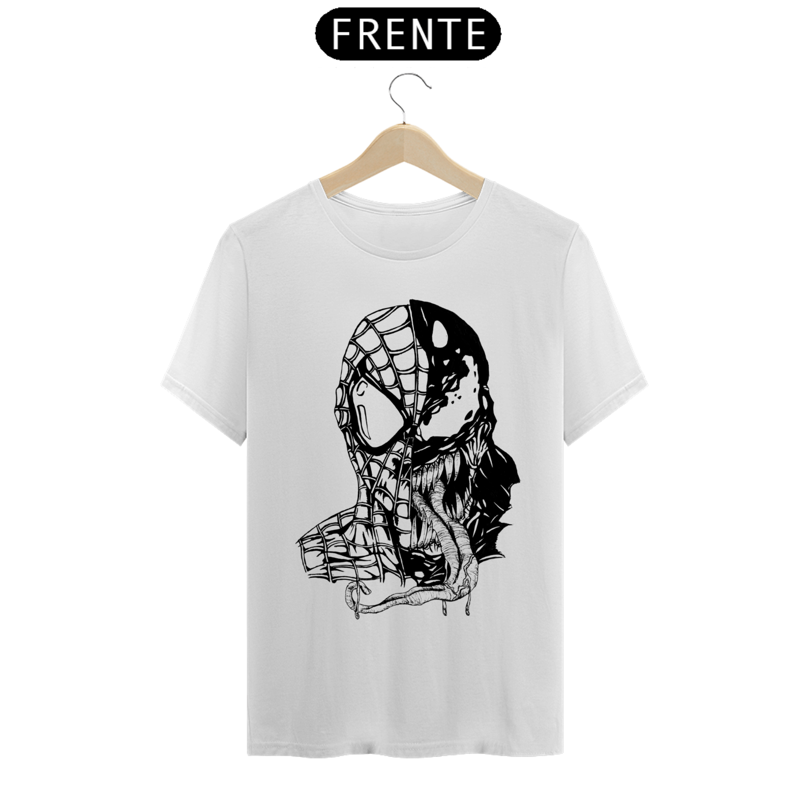 CAMISETA MASCULINA - VENOM e SPIDERMAN
