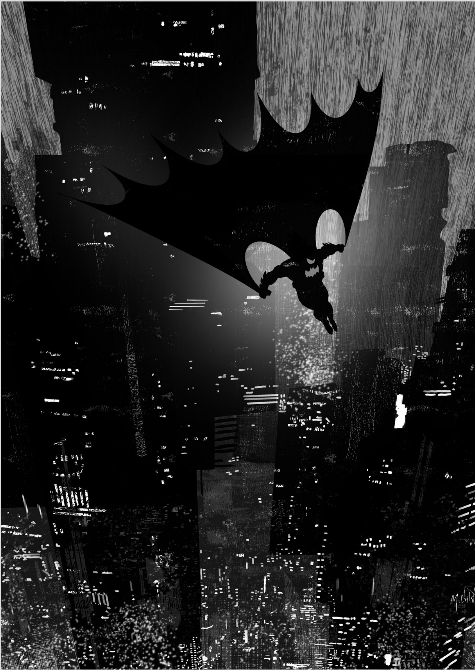 QUADRO POSTER - BATMAN