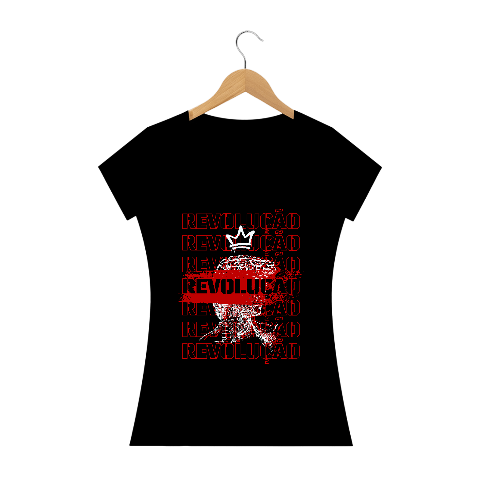 T-SHIRT FEMININA - REVOLUÇÃO
