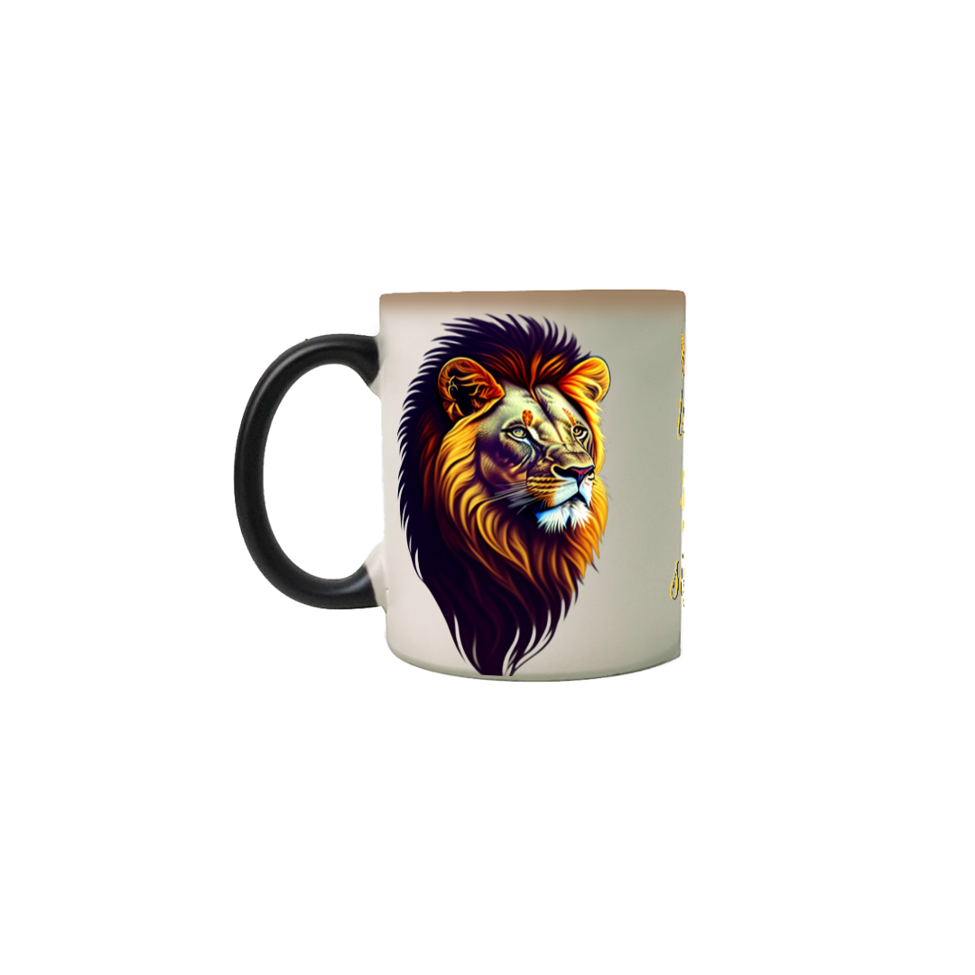 caneca do signo de leão