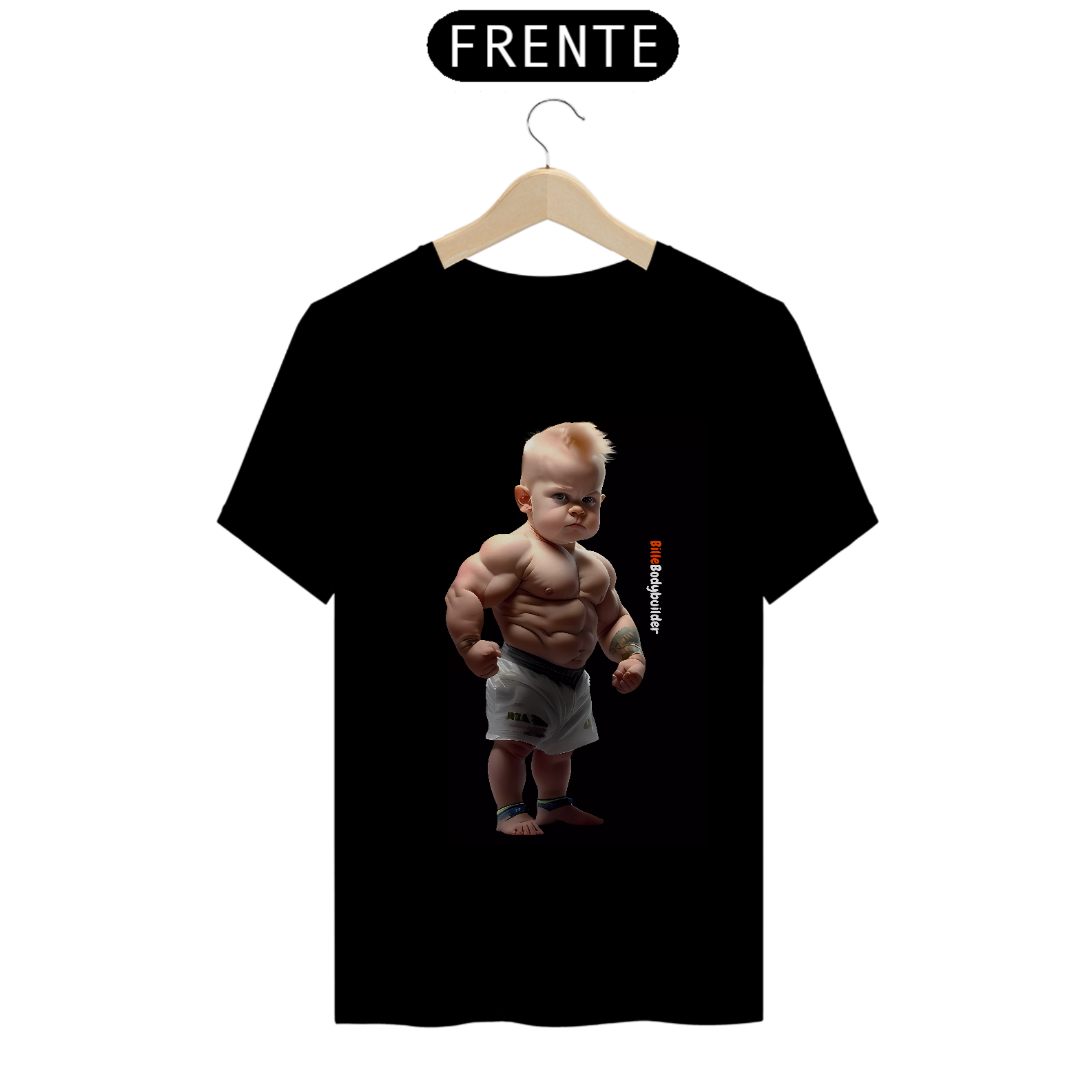 T-SHIRT BABY BILLE BODYBUILDER