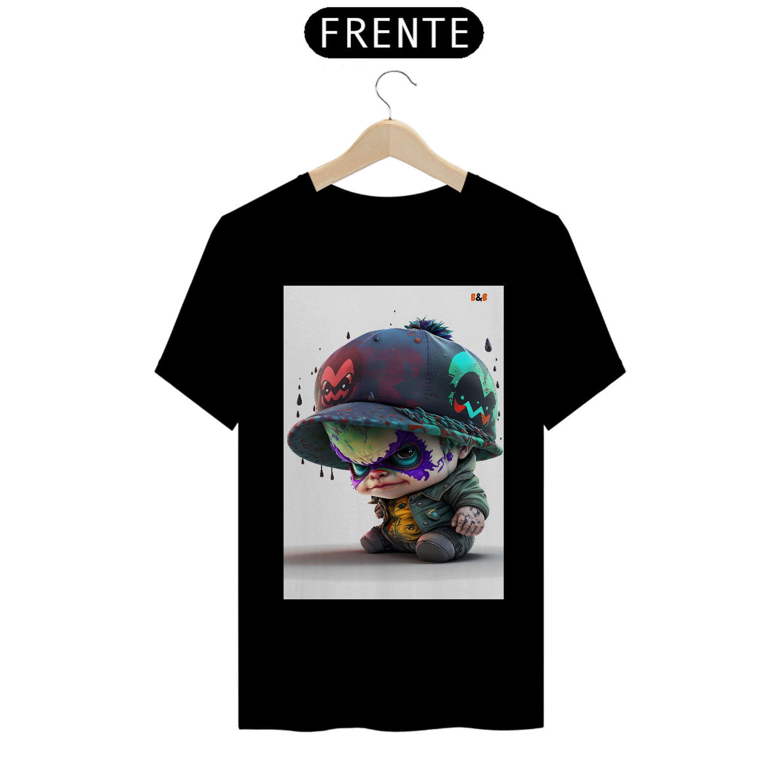 T-SHIRT BABY CORINGA, QUALITY, B&B