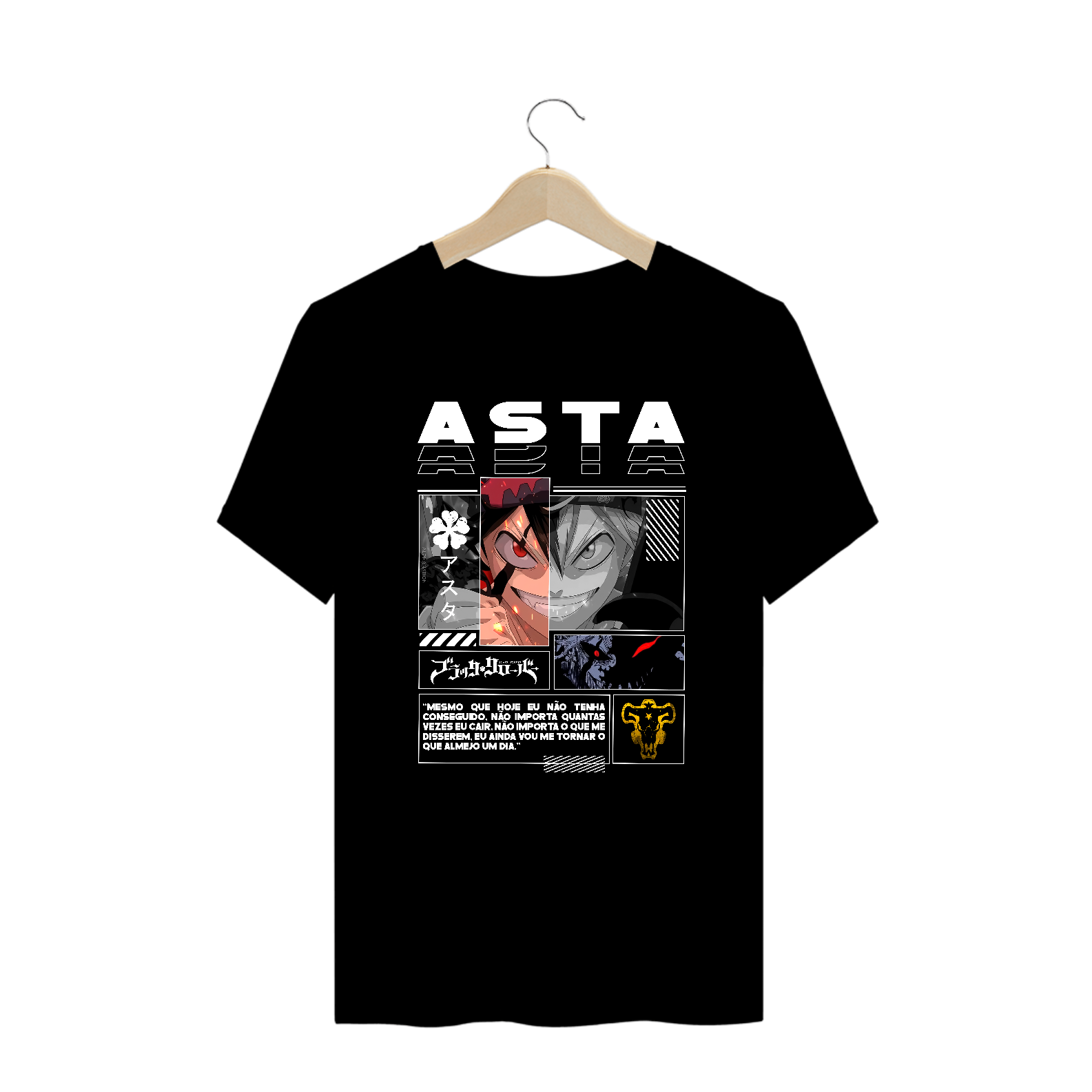 Camiseta Oversized Alpha Premium | BLACK CLOVER - ASTA アスタ