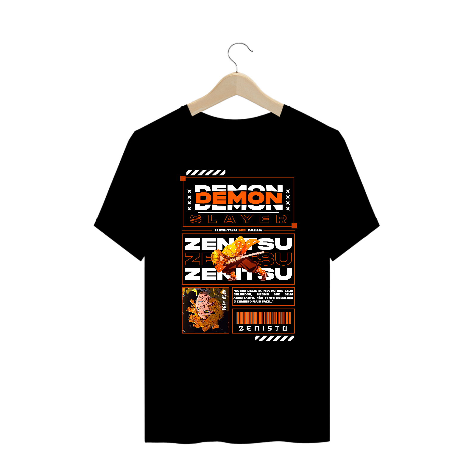 Camiseta Oversized Alpha Premium | DEMON SLAYER - ZENITSU AGATSUMA 我妻 善逸