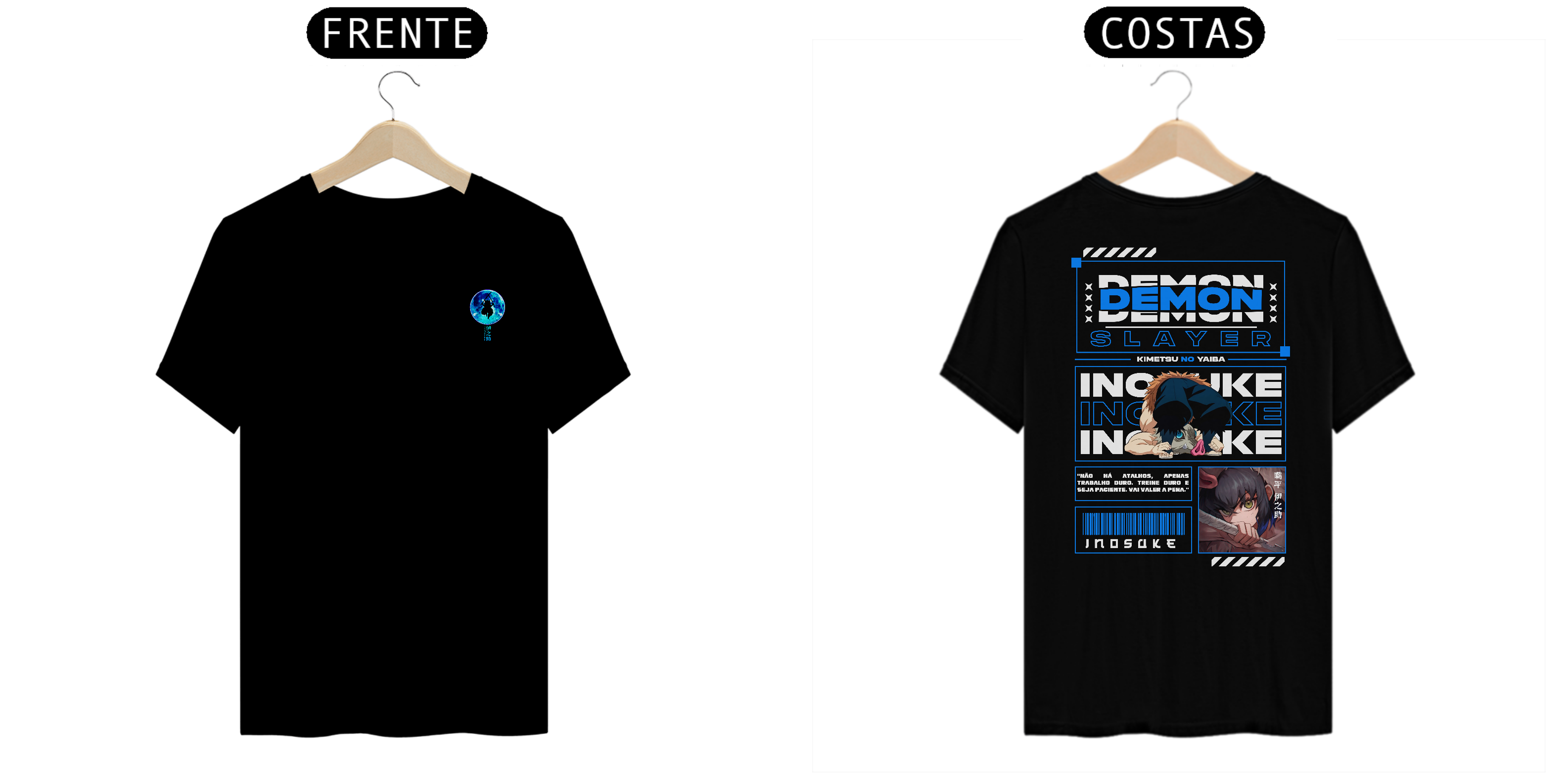 Camiseta Alpha Back | DEMON SLAYER - INOSUKE HASHIBIRA 嘴平 伊之助