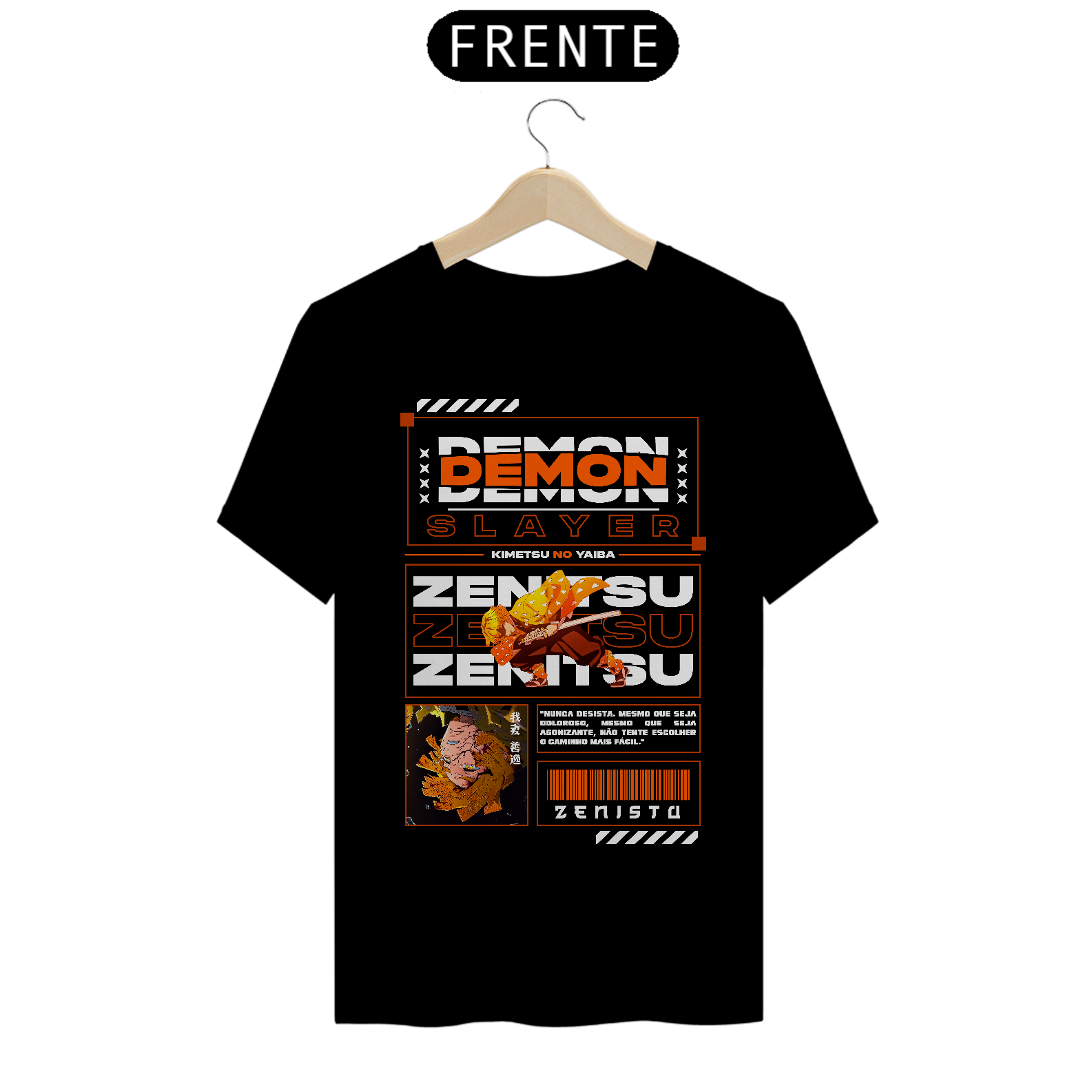 Camiseta Alpha Front | DEMON SLAYER - ZENITSU AGATSUMA 我妻 善逸