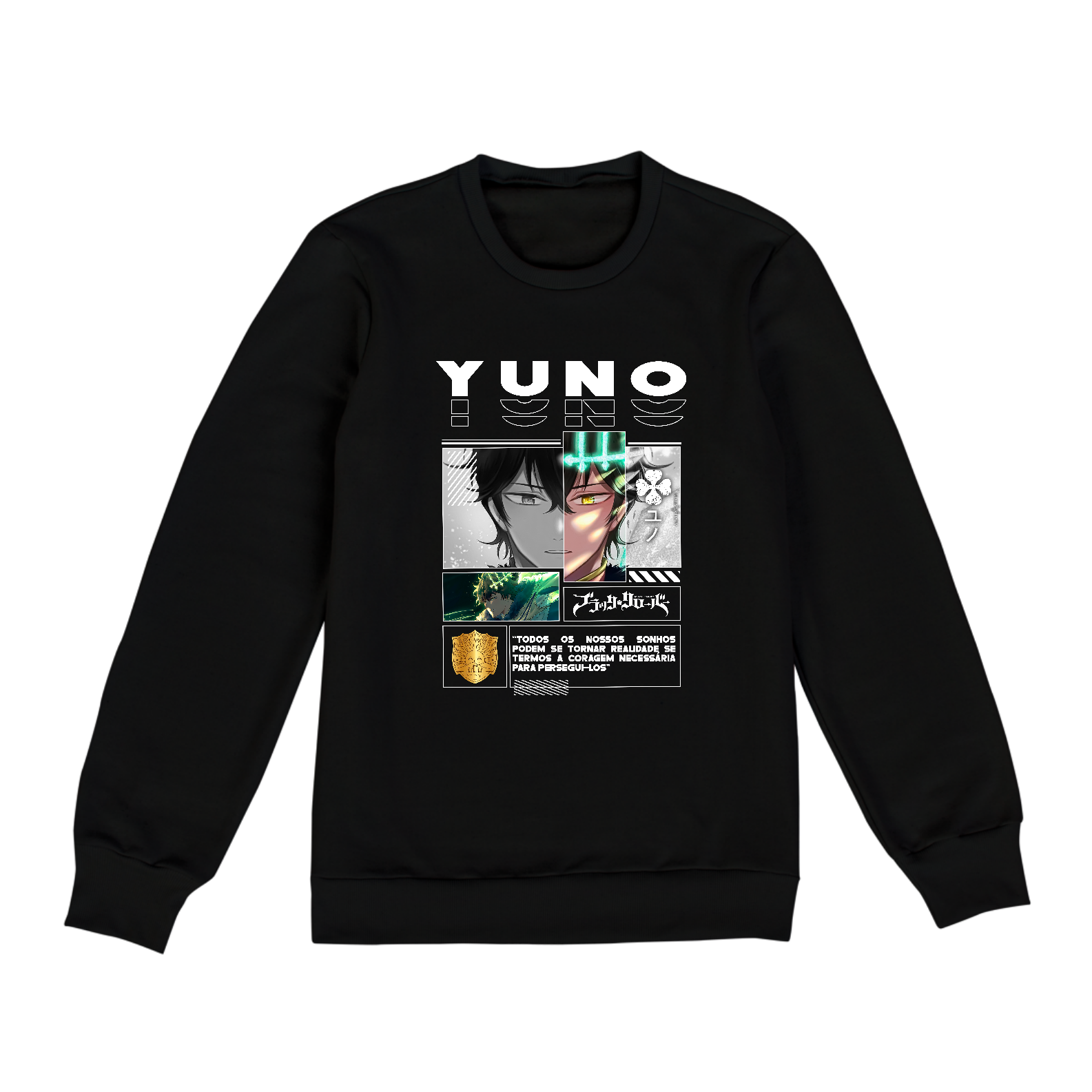 Moletom Alpha Premium | BLACK CLOVER - YUNO ユノ