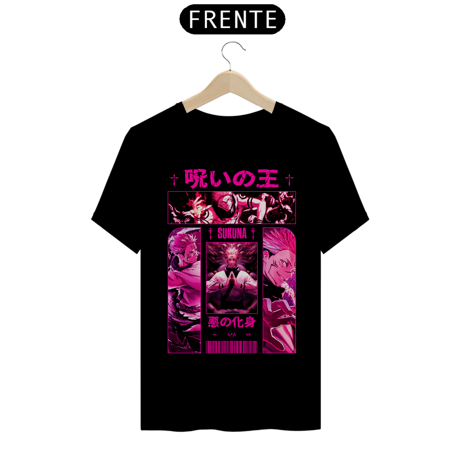 Camiseta Alpha Front Premium | JUJUTSU KAISEN - RYOMEN SUKUNA 両面宿儺