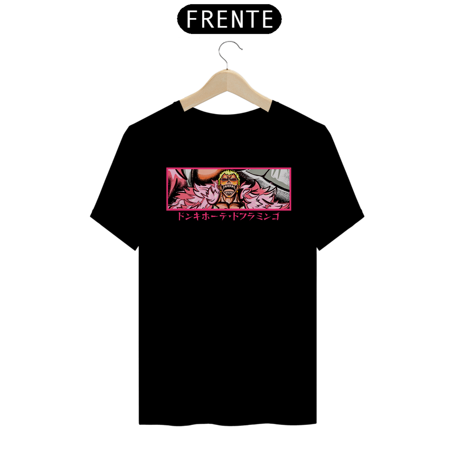 Camiseta Alpha Front Premium | DEMÔNIO CELESTIAL - DOFLAMINGO ドフラミンゴ