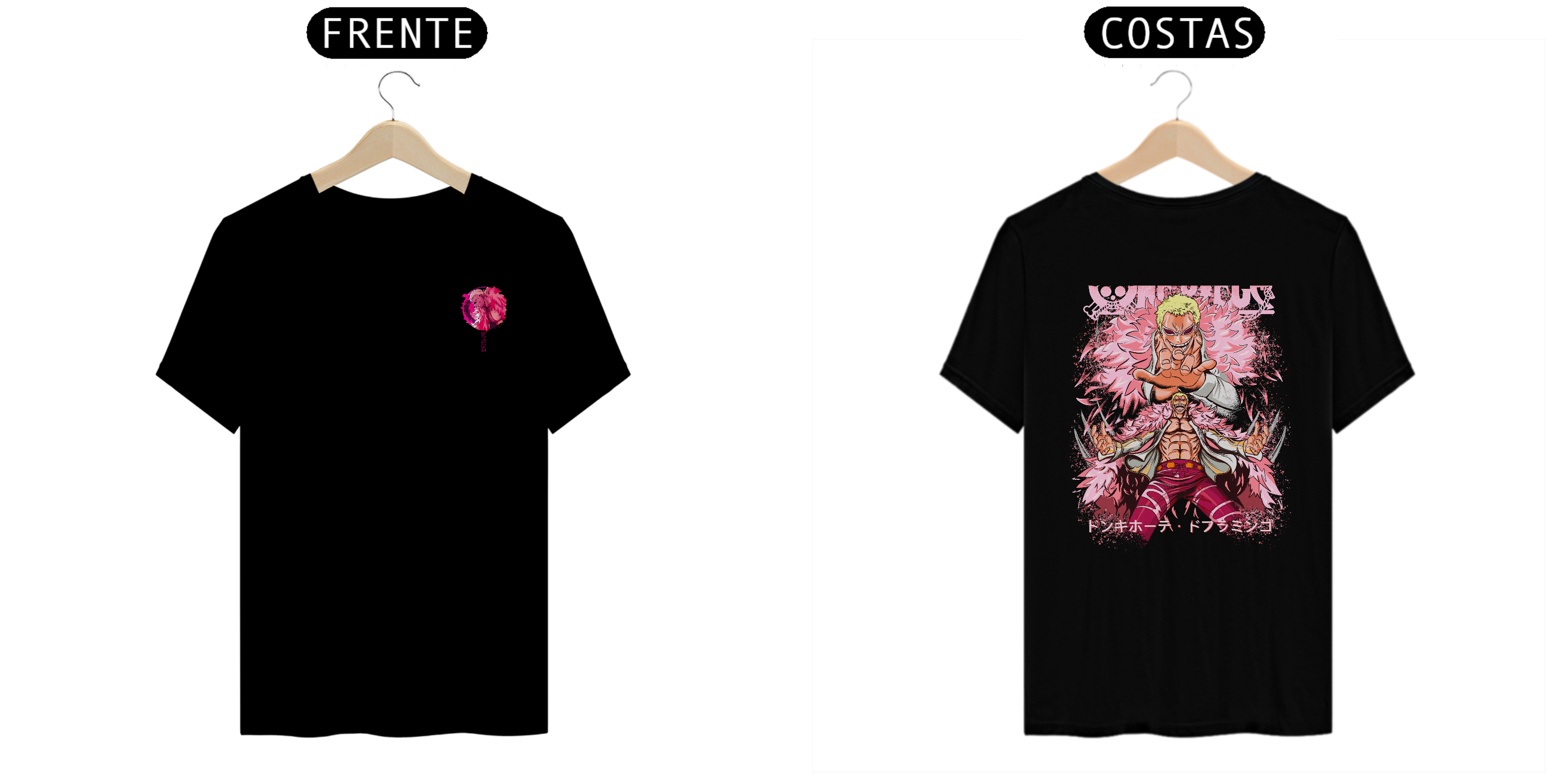 Camiseta Alpha Back Premium | DEMÔNIO CELESTIAL - DOFLAMINGO ドフラミンゴ