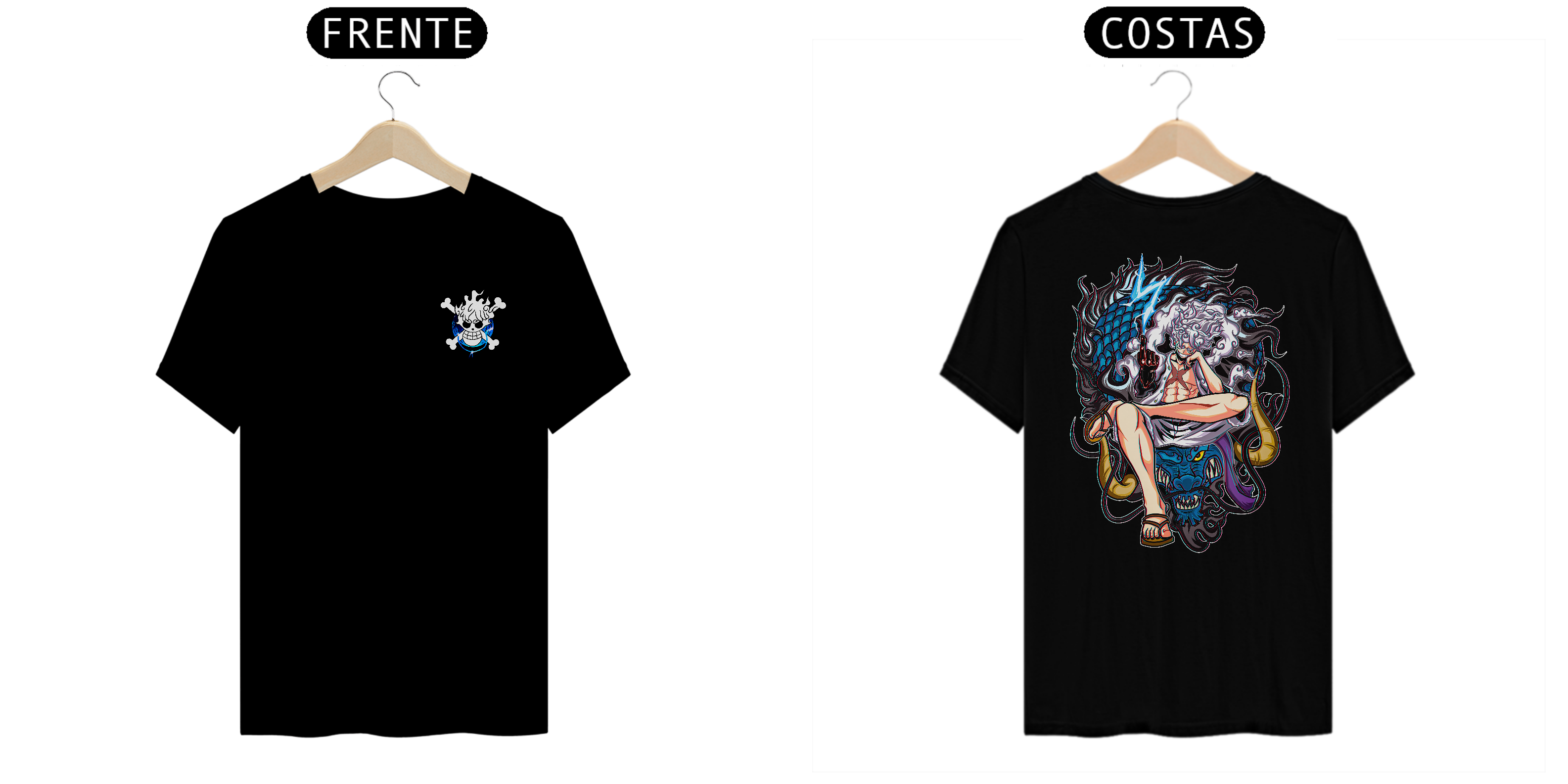 Camiseta Alpha Back Premium | GEAR 5 - MONKEY D. LUFFY モンキー・D・ルフィ