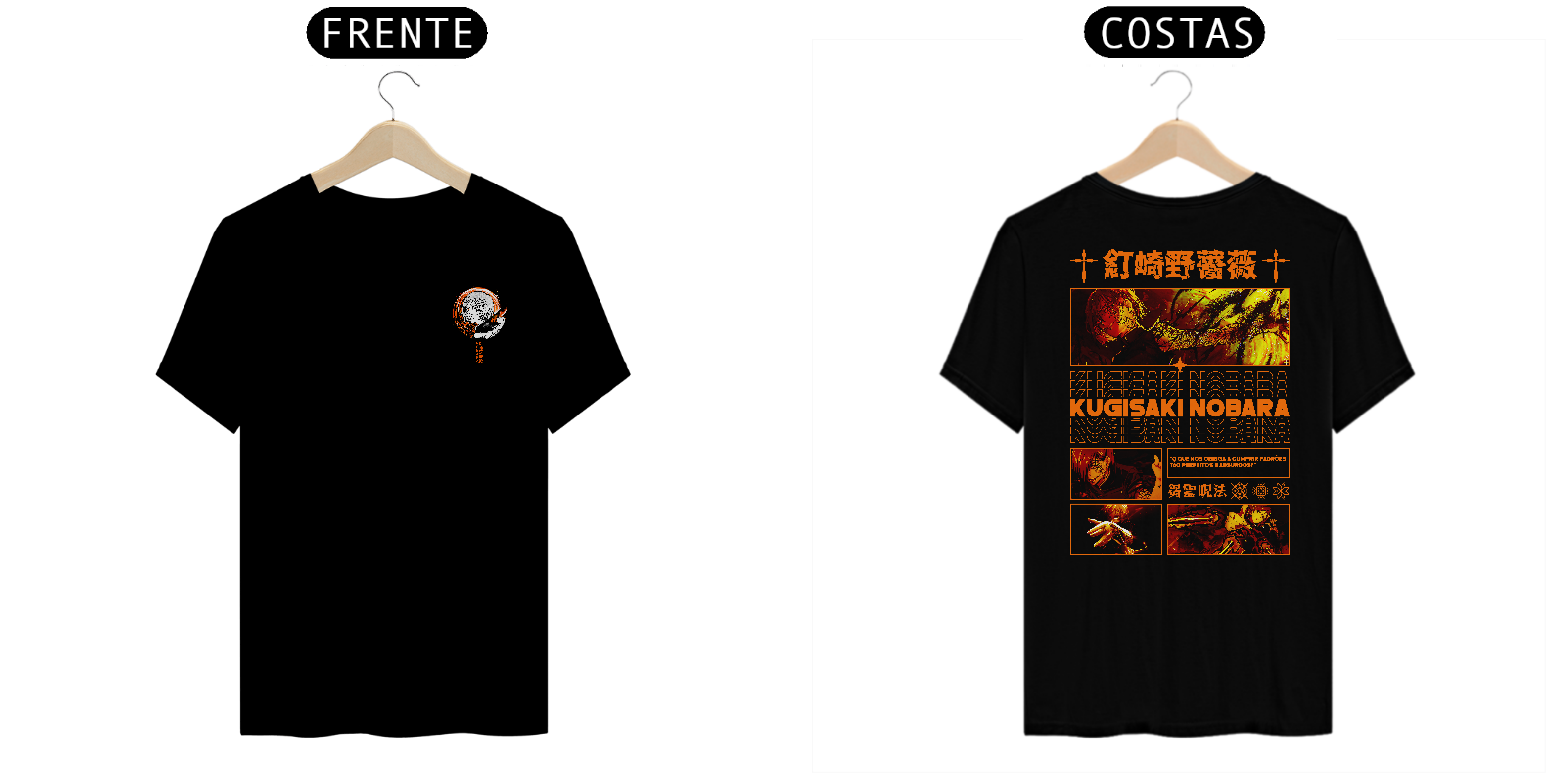 Nome do produto: Camiseta Alpha Back Premium | RESSONÂNCIA - KUGISAKI NOBARA 両面宿儺