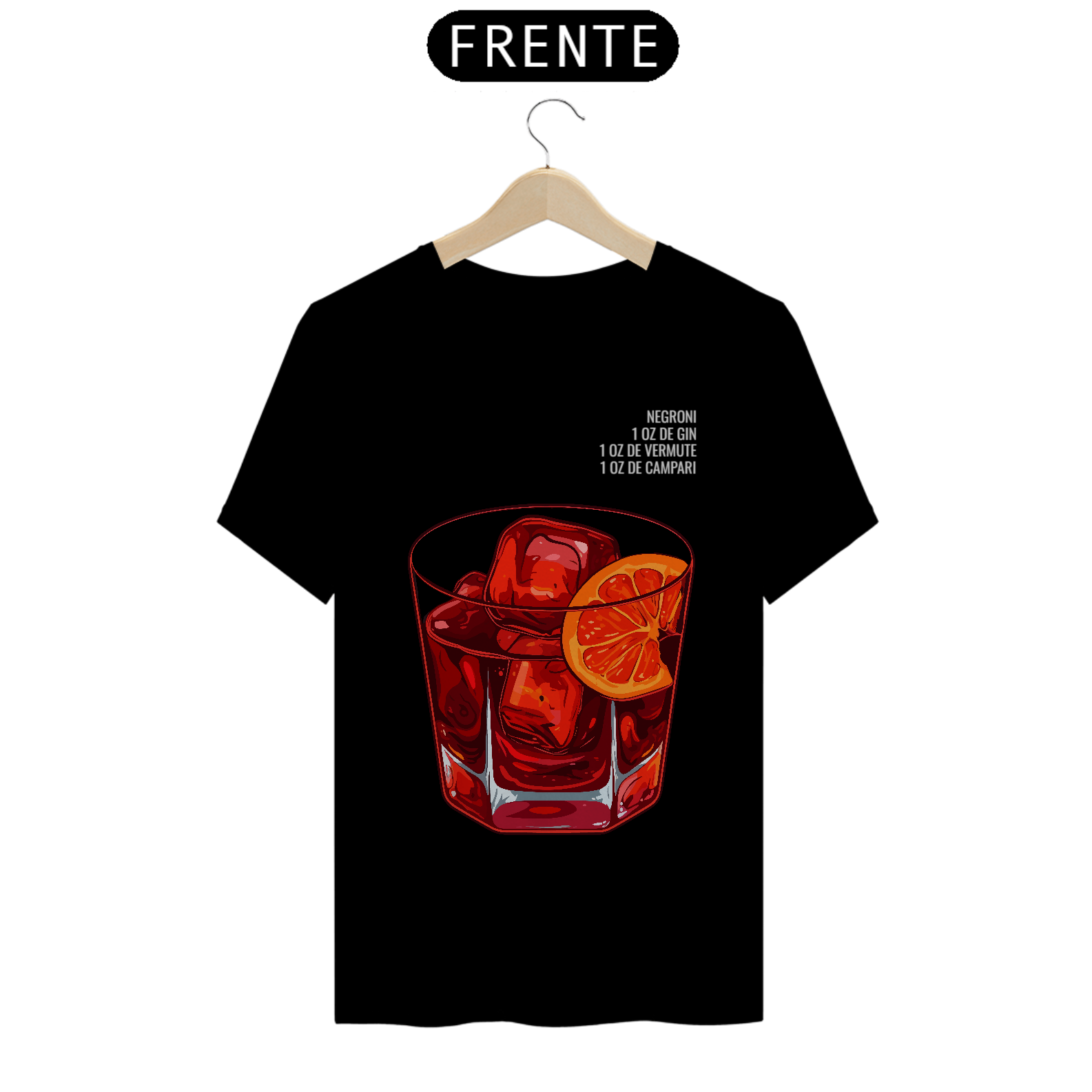 Camiseta Quality | Negroni Cocktail
