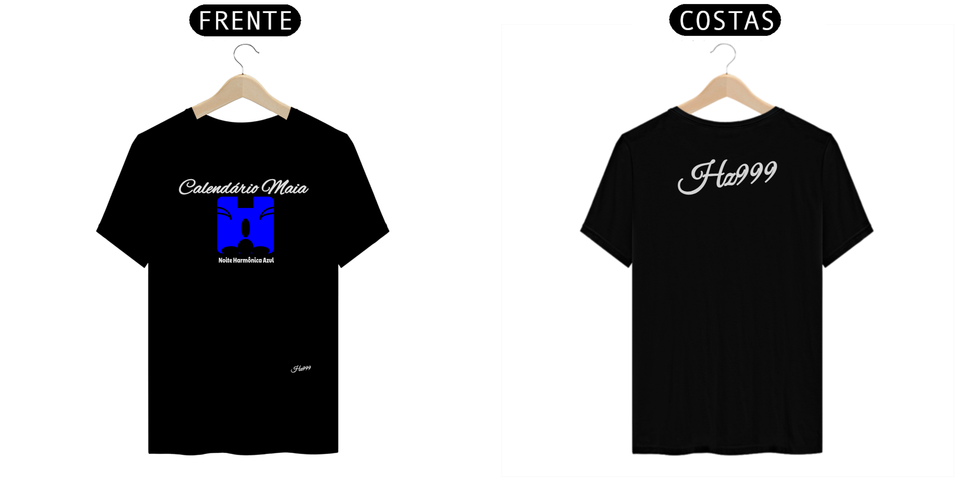 Calendário Maia Noite Harmônica Azul