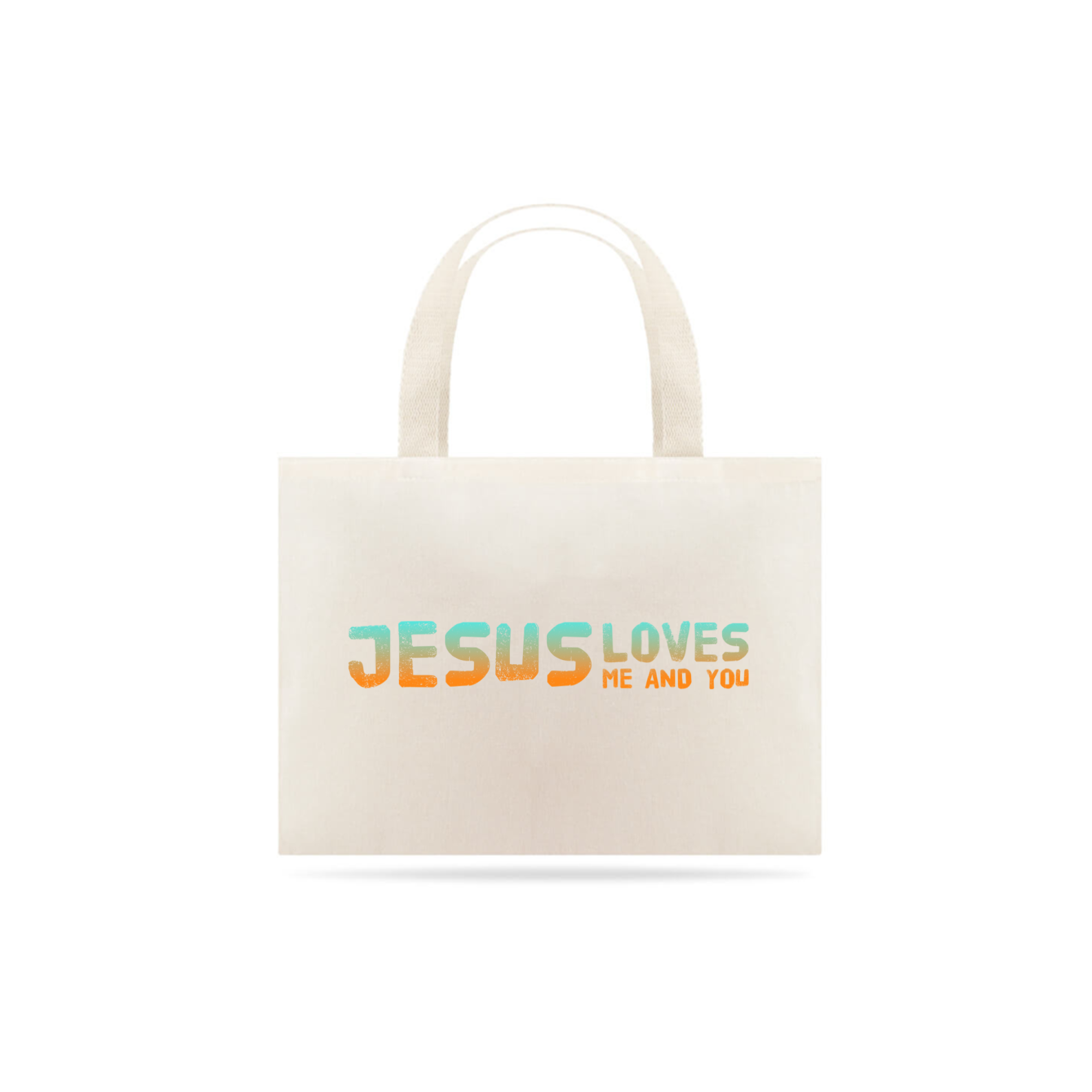 Jesus Loves Me and You [ecobag]