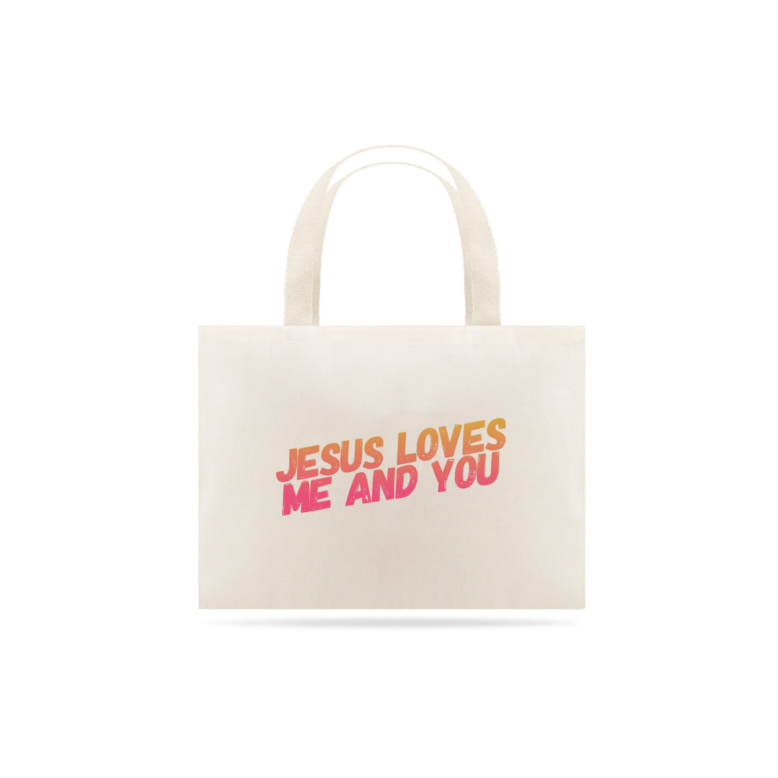 Jesus Loves Me and You [ecobag]
