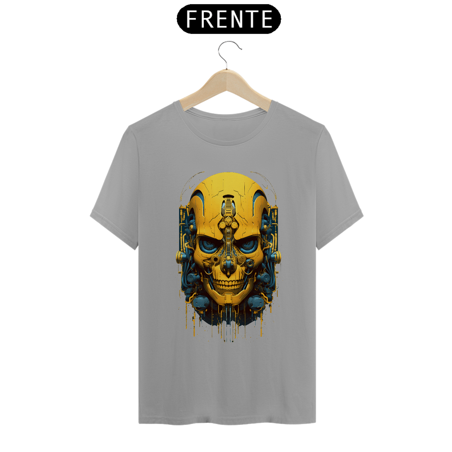 T-Shirt - Ciborg Skull Adamantium