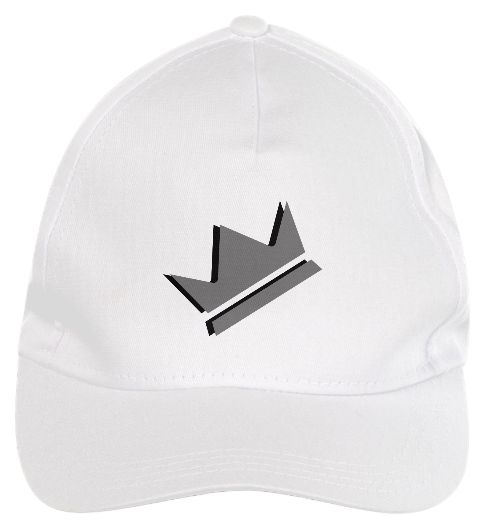 BONÉ ABA CURVA KING BRANCO