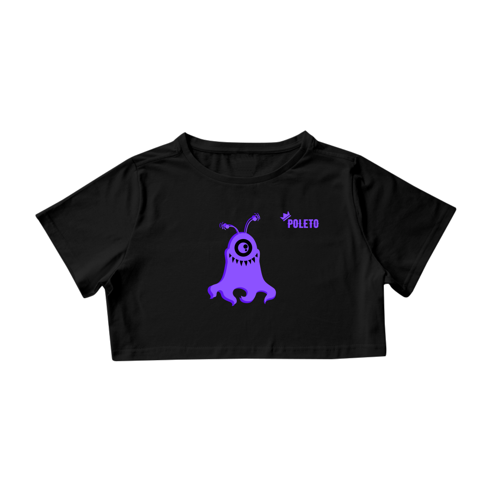 CROPPED POLETO PURPLE MONSTER