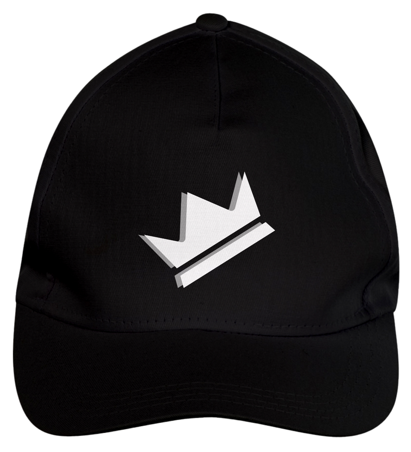 BONÉ ABA CURVA KING PRETO 